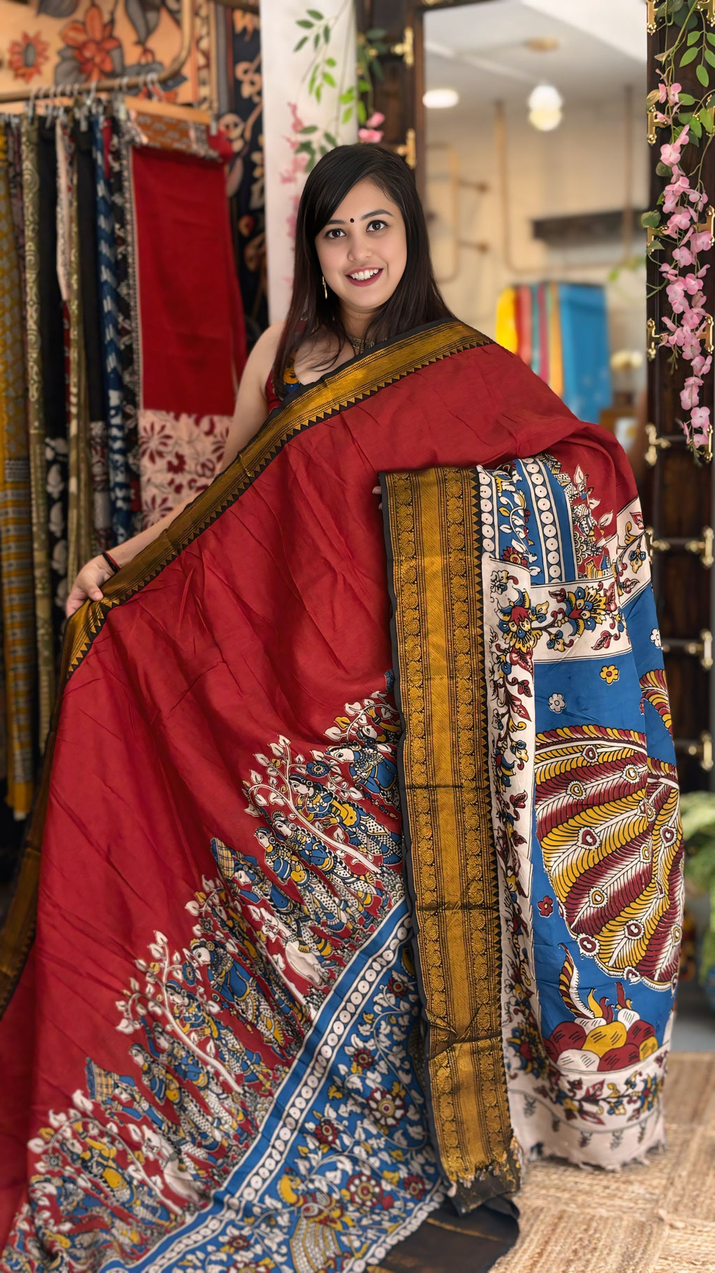 Kavya
 - Kalamkari Nizam Heavy Border