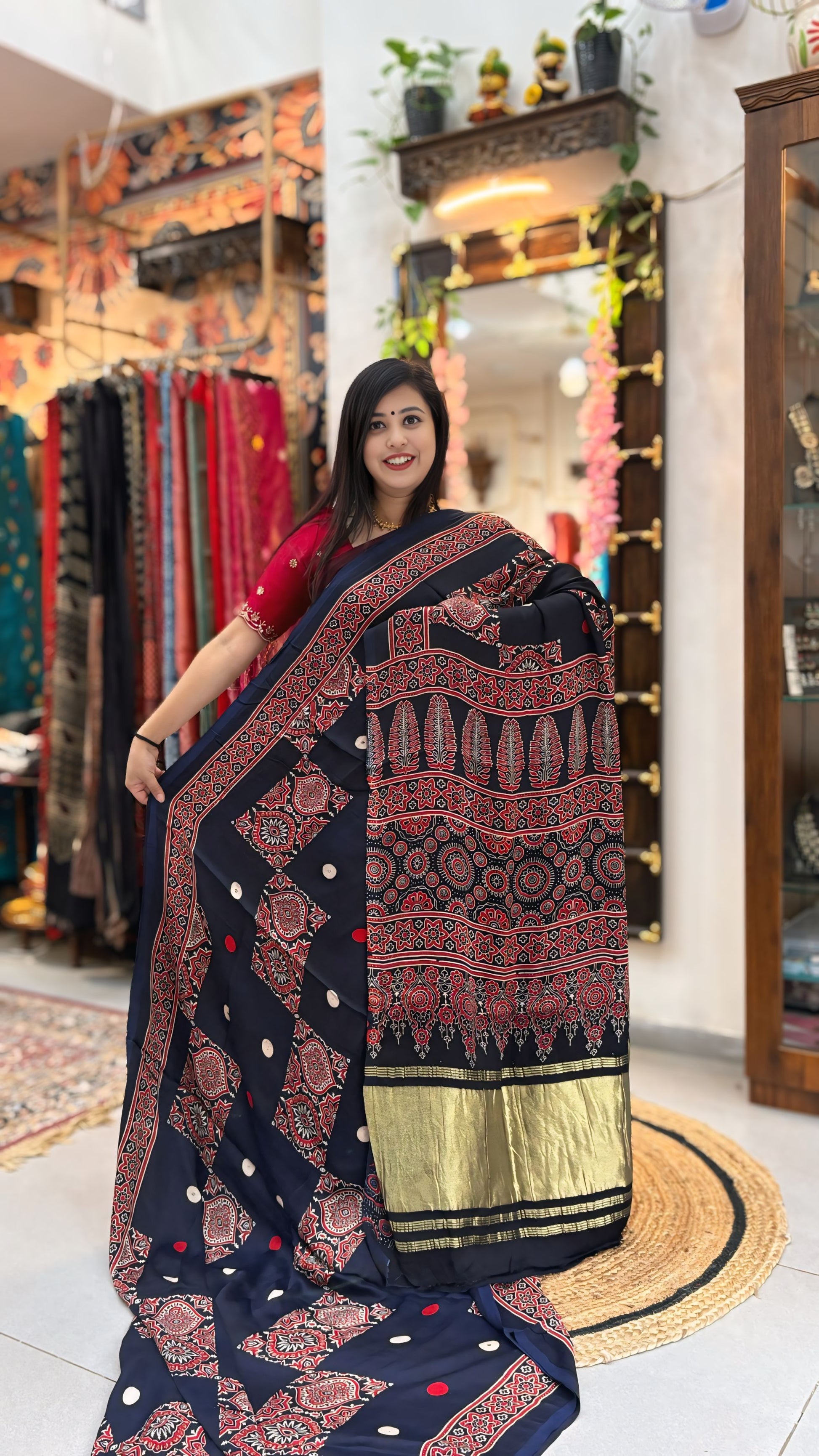 Kavya
 – Ajrakh Saree