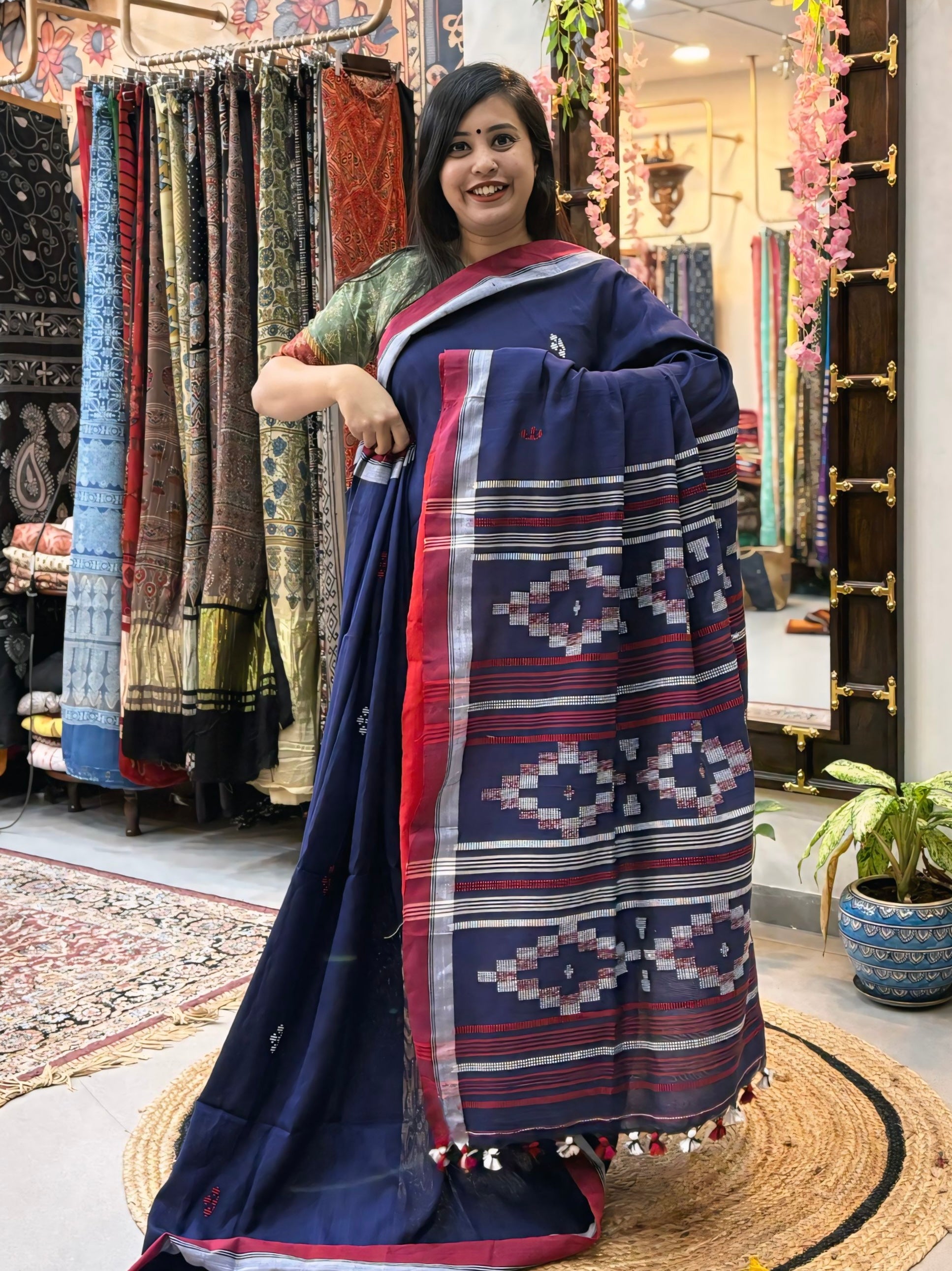 Devyani
- Bhujori Khadi Cotton Saree
