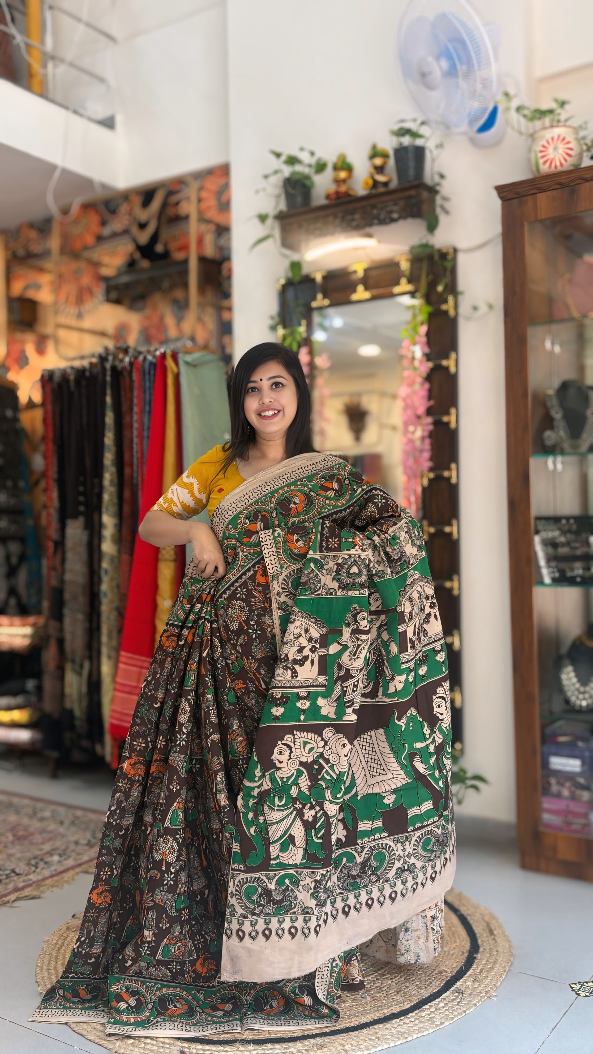 Annapurna - Cotton Kalamkari