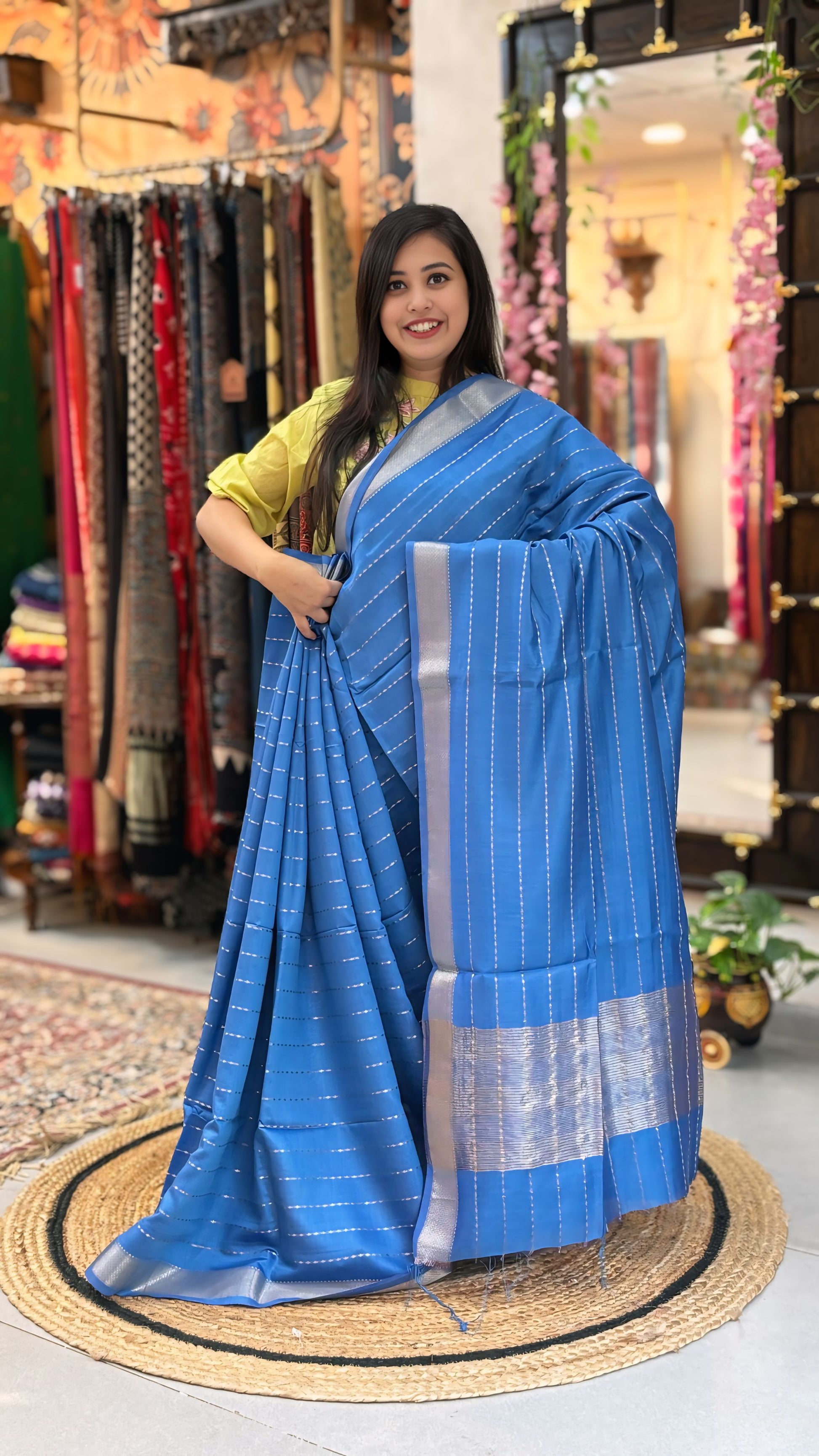 Anvesha - Maheshwari Banarasi Saree