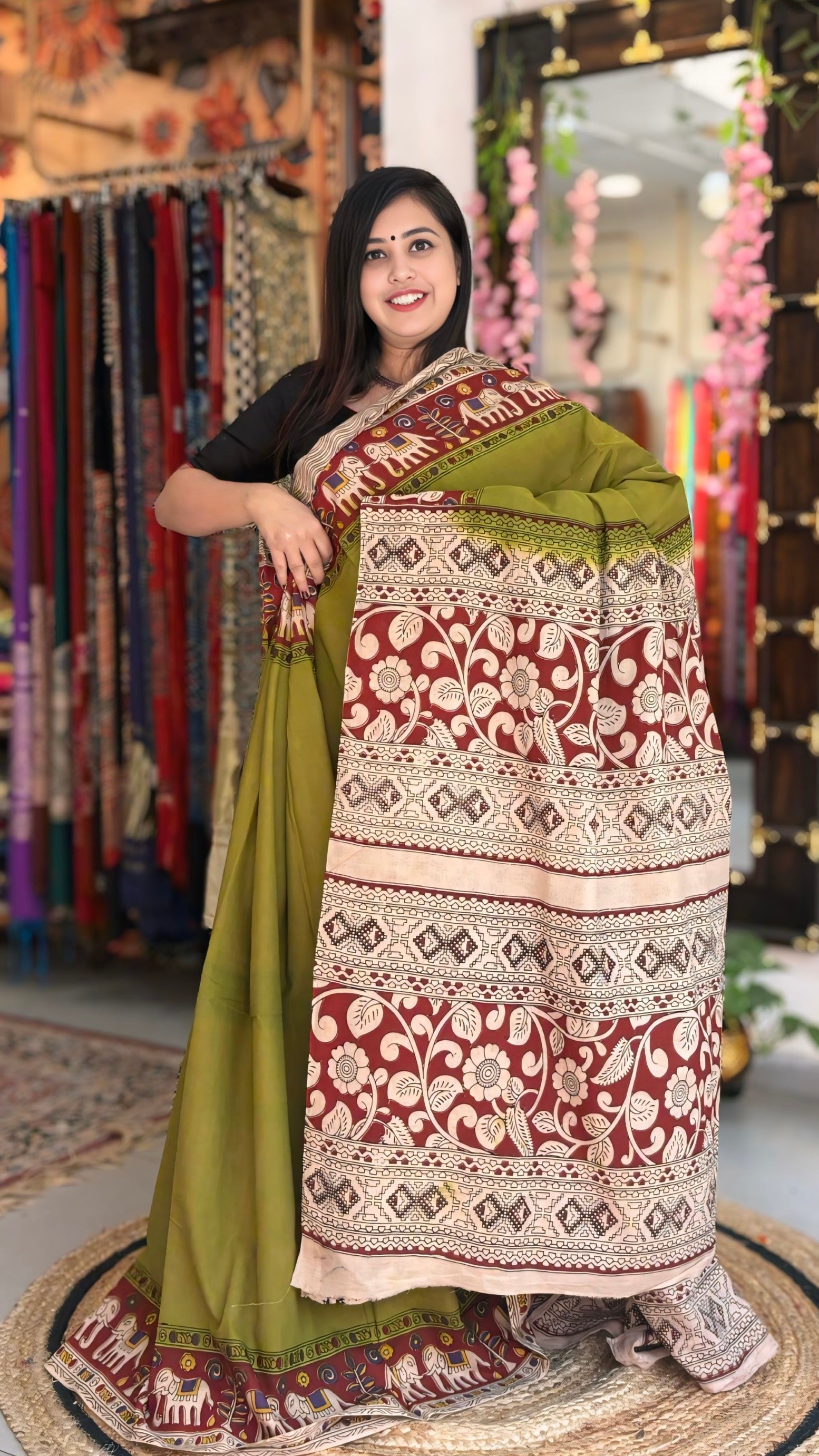 Shanta - Cotton Kalamkari