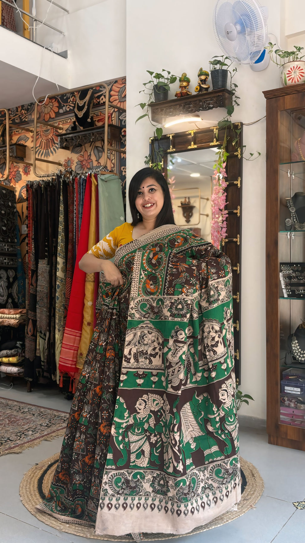 Annapurna - Cotton Kalamkari