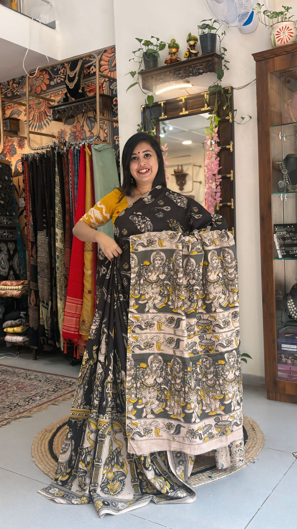 Mayura - Cotton Kalamkari