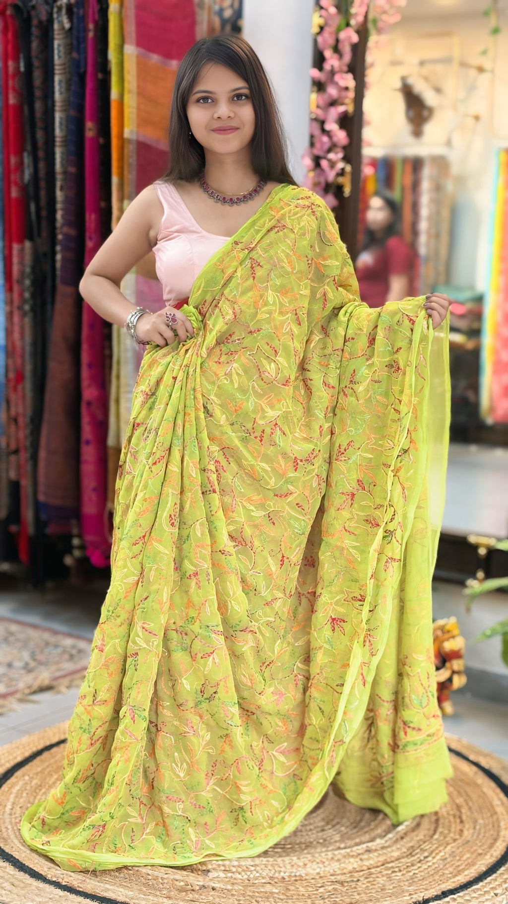 Inaya - Chikankari Saree