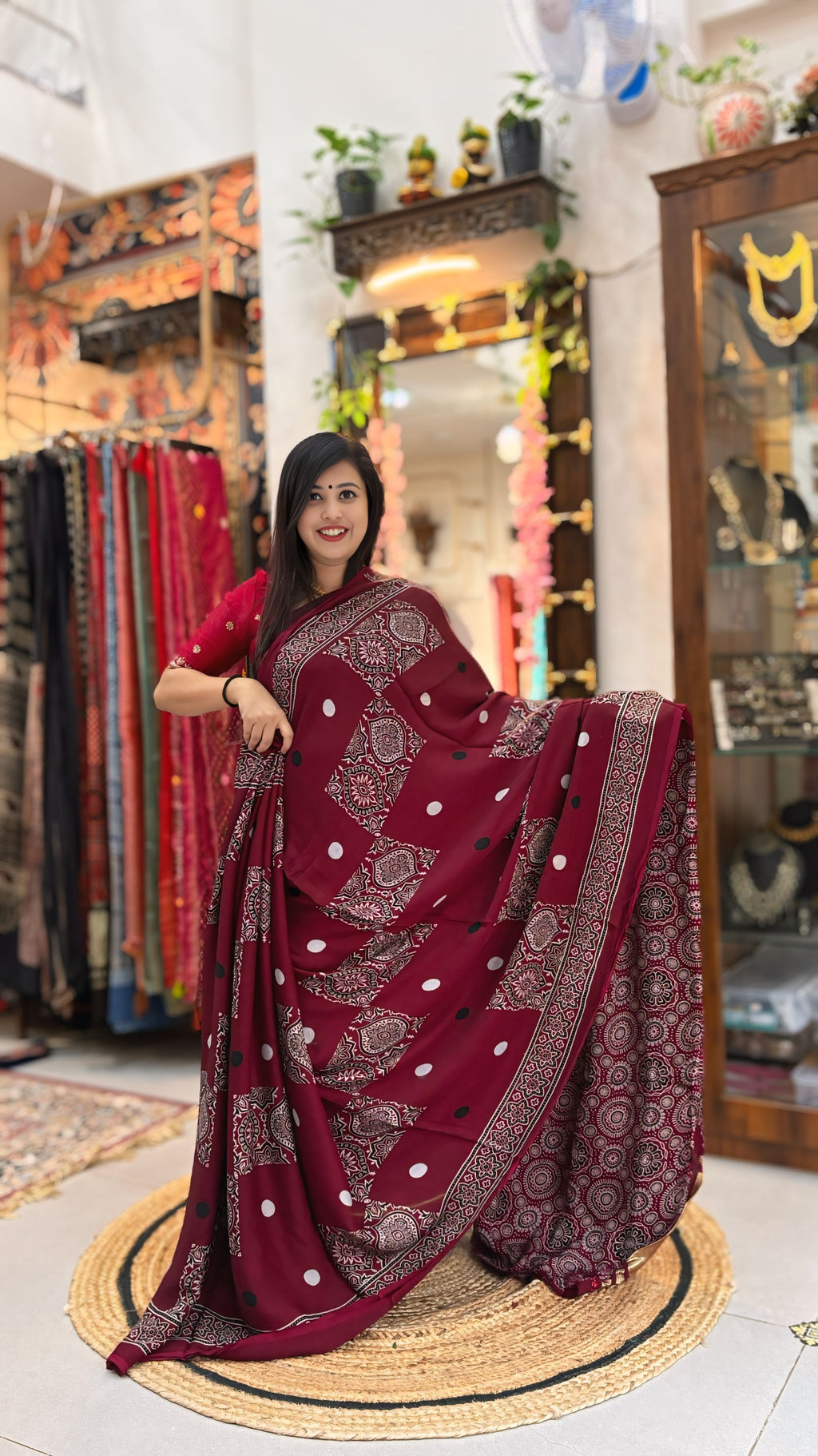 Kanika
 – Ajrakh Saree