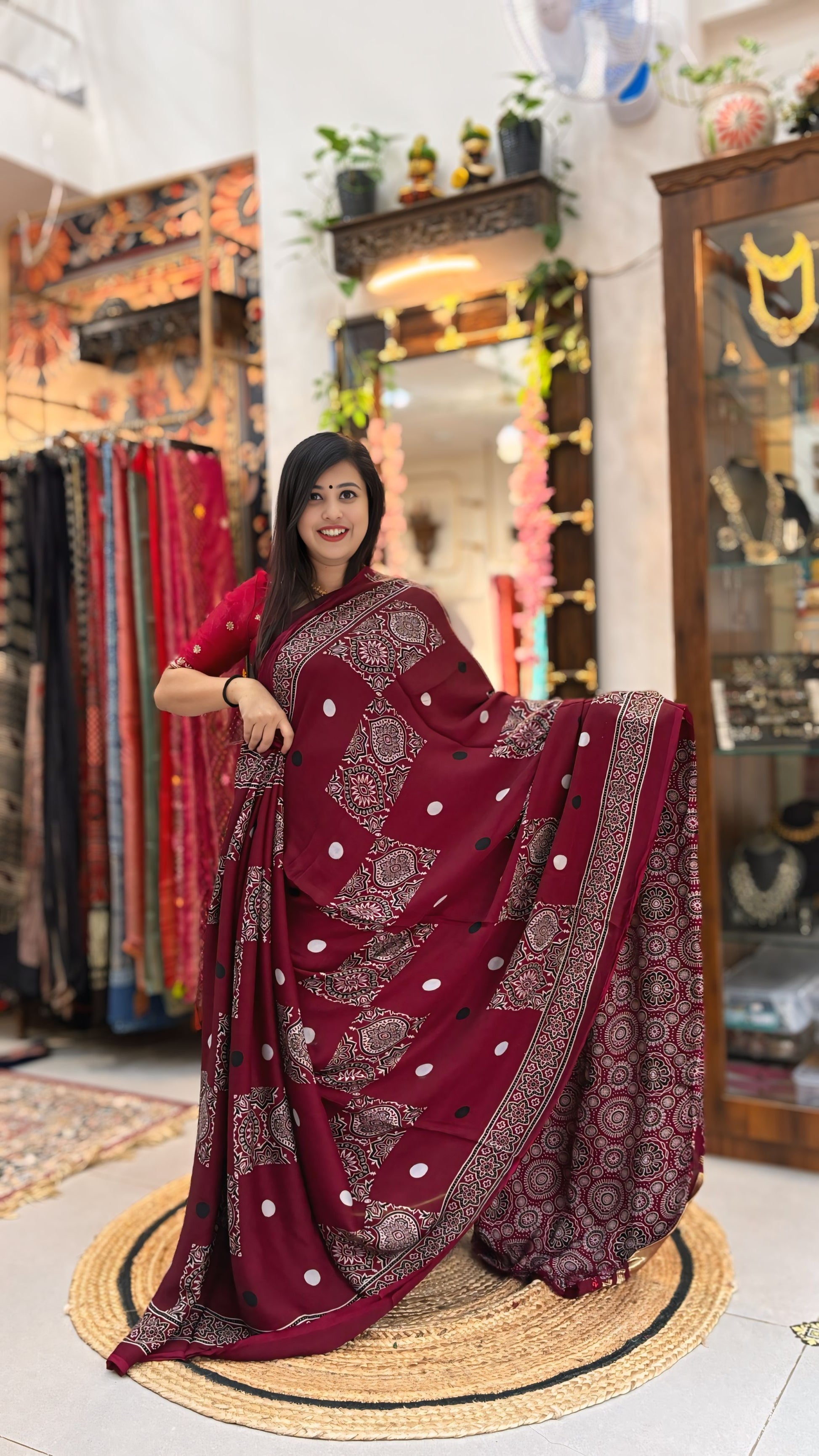 Kanika
 – Ajrakh Saree
