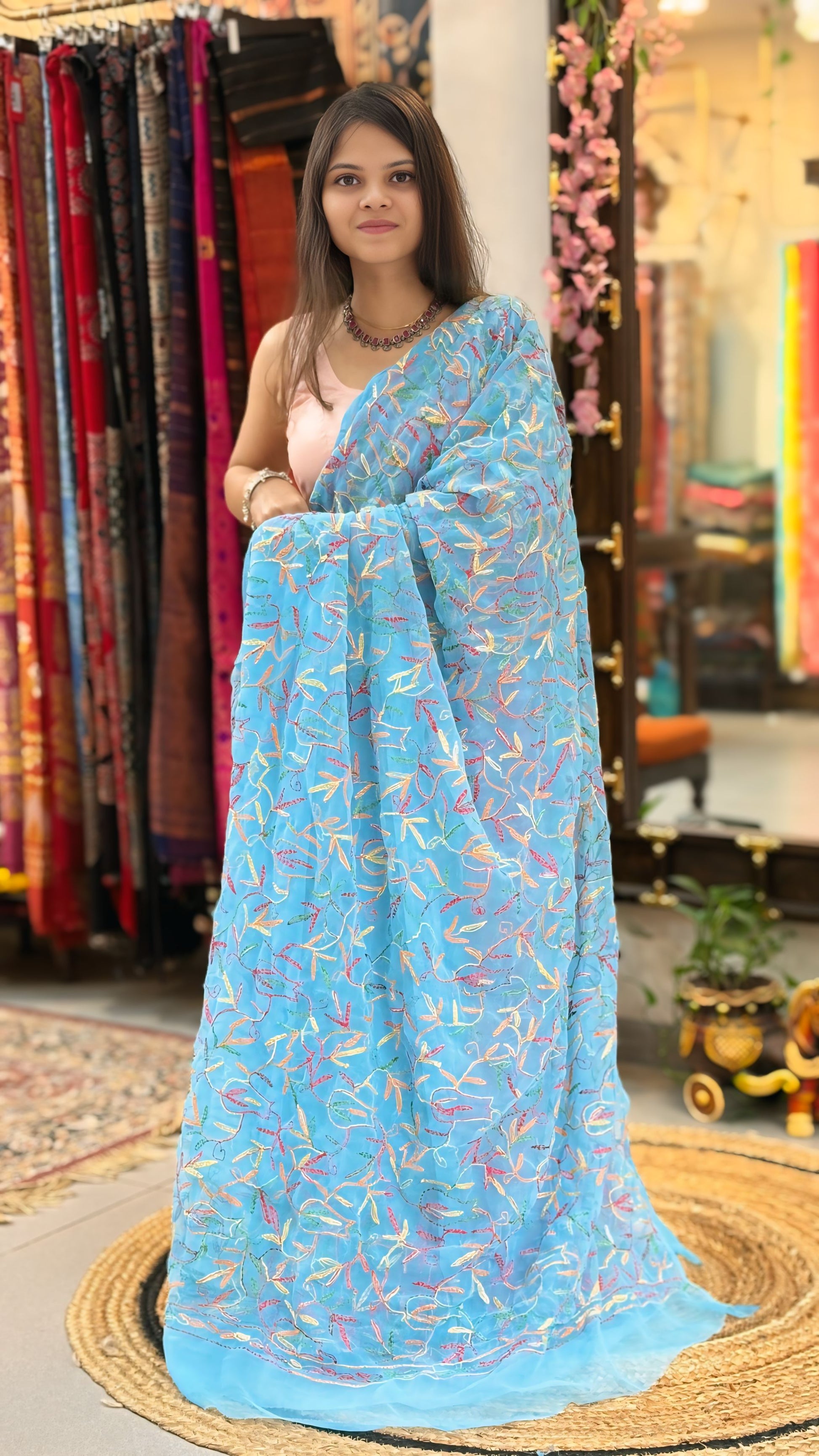 Afsaana - Chikankari Saree