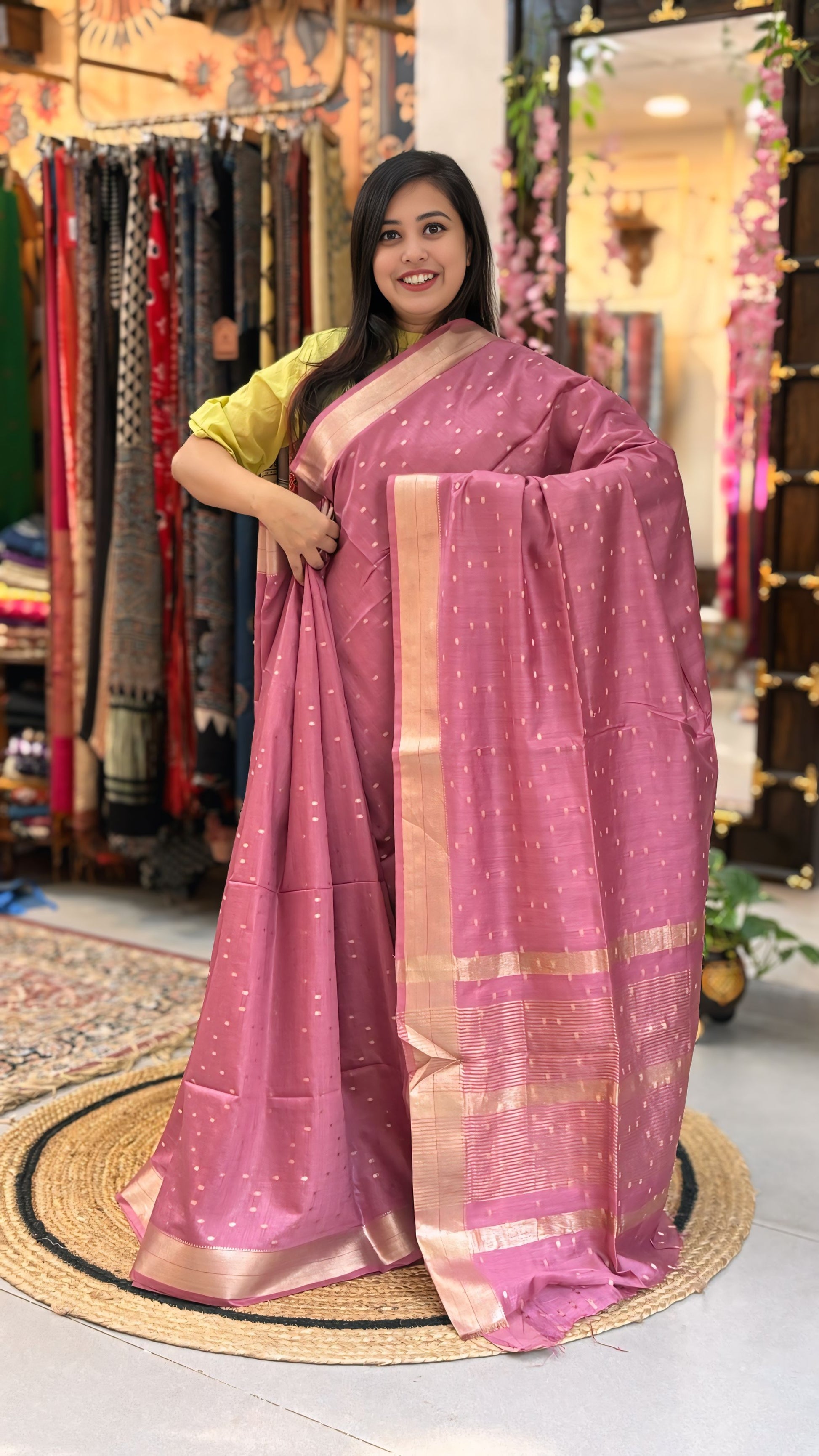 Chandrika - Maheshwari Banarasi Saree