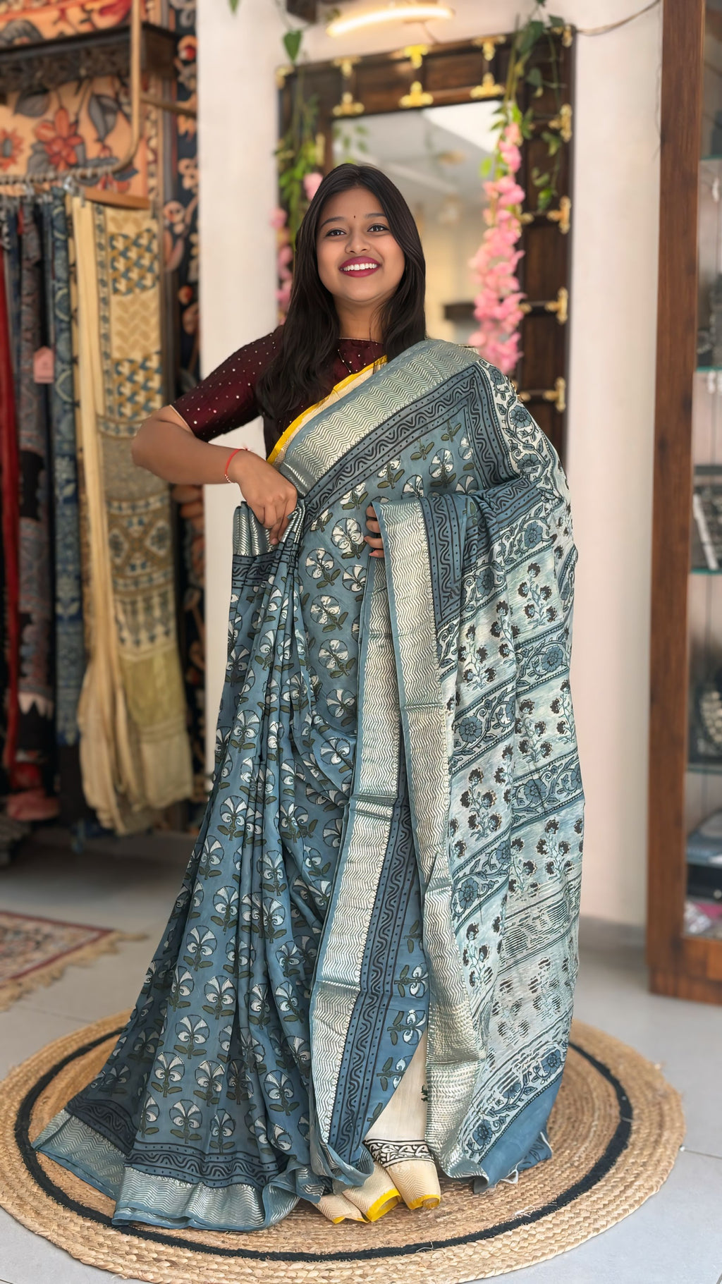 Pankhuri - Chandari Silk