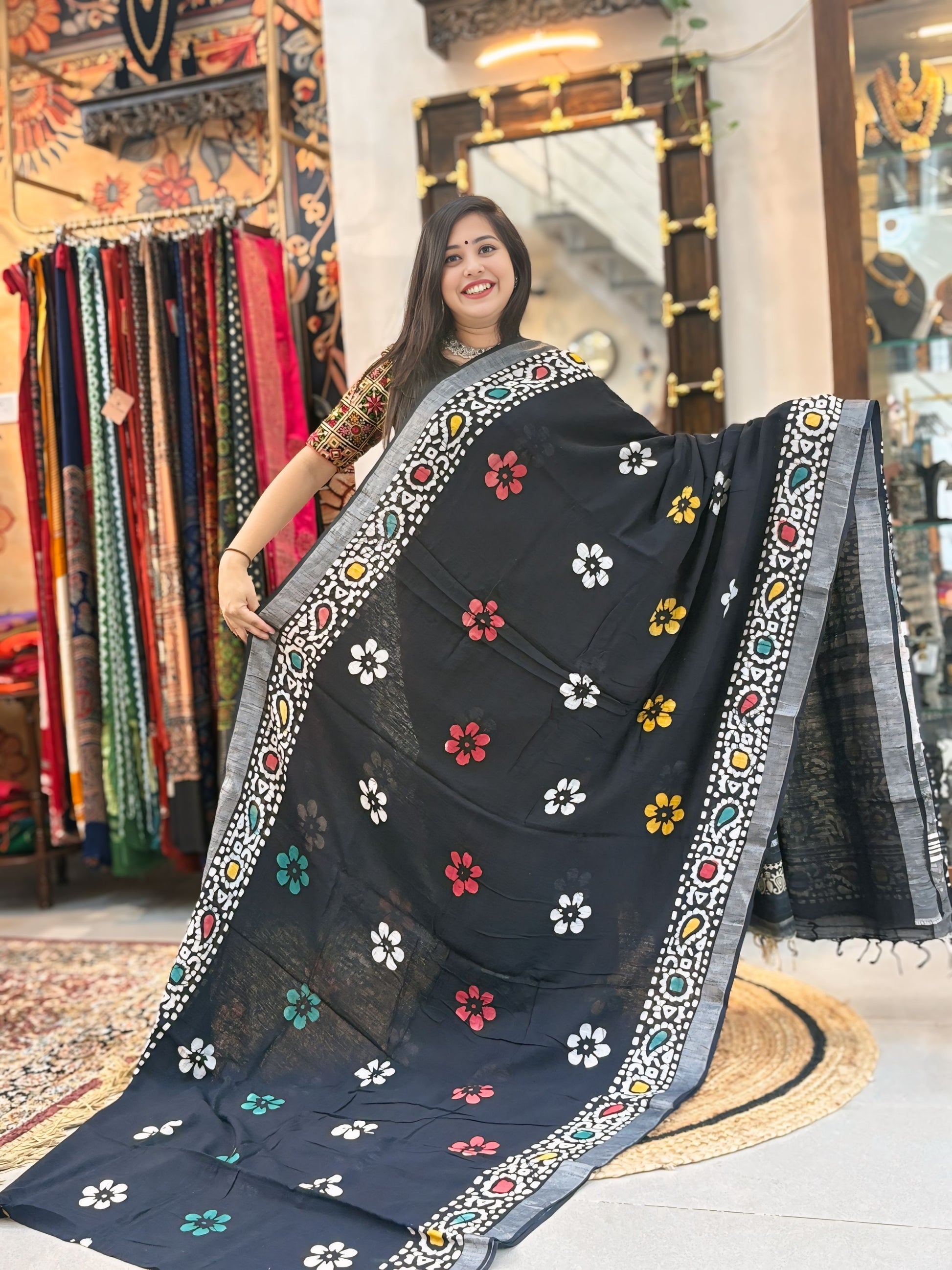 Midnight Noor - Cotton Linen