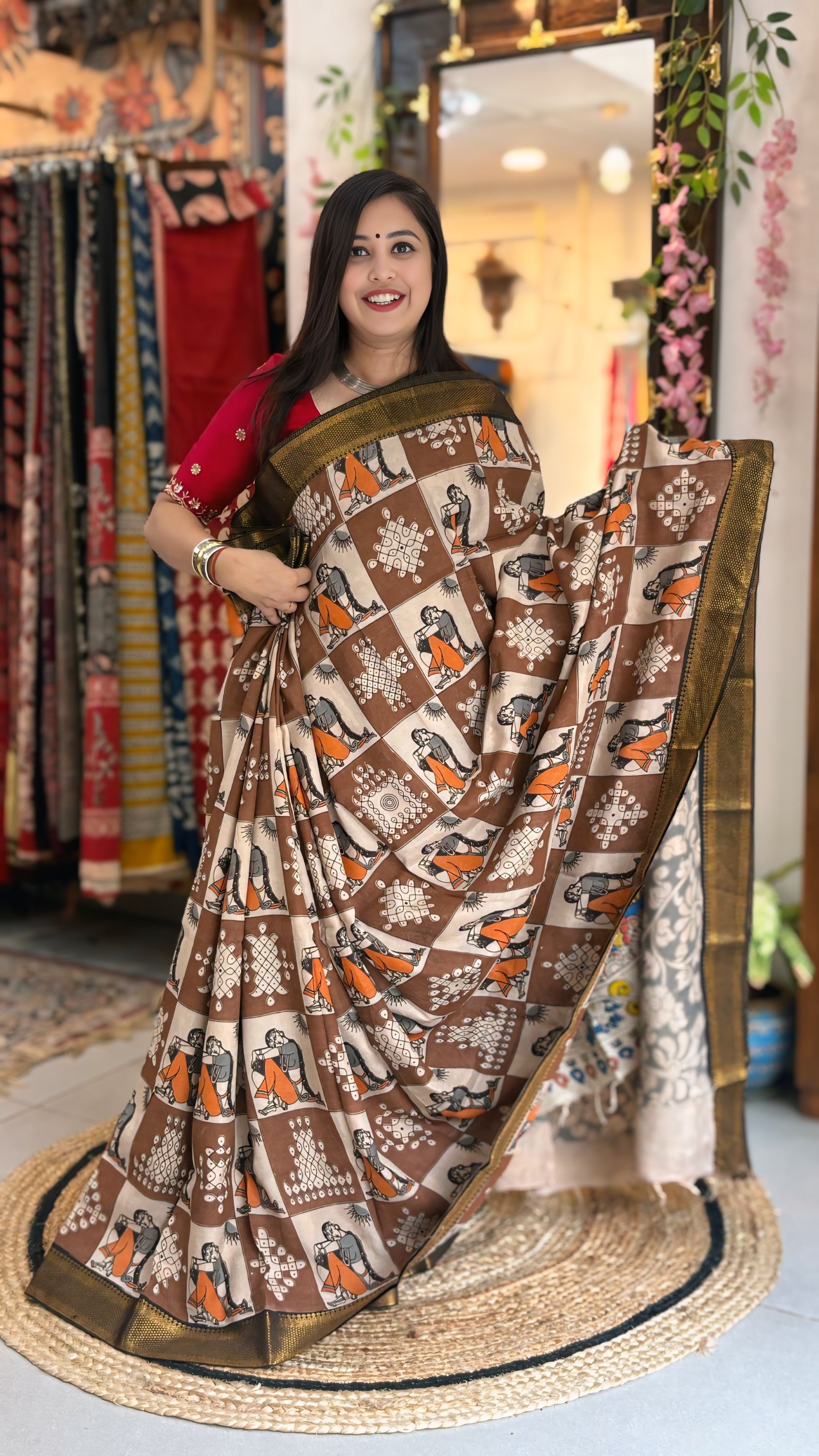 Madhura - Kalamkari Nizam Border