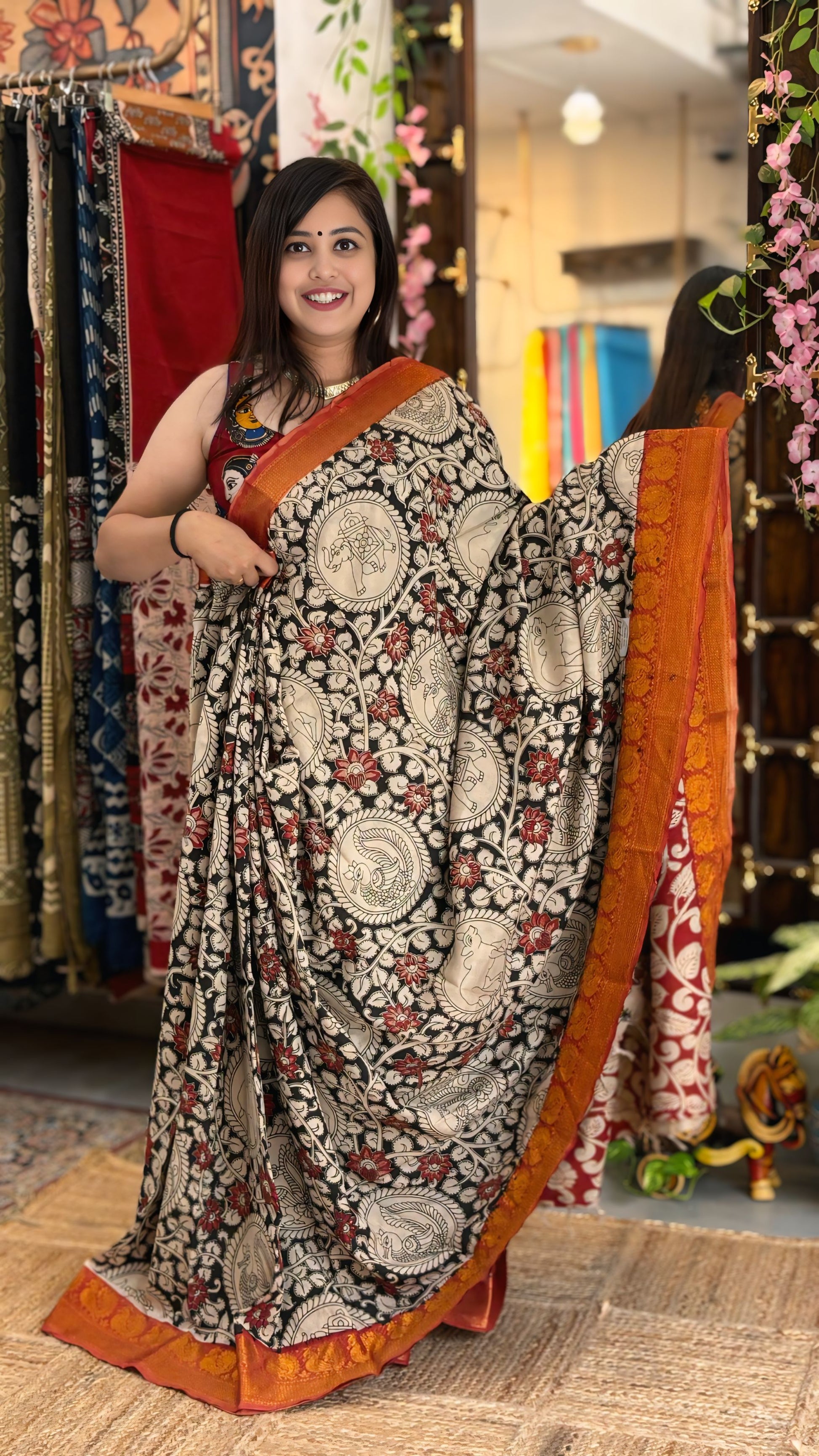 Vritti - Kalamkari Nizam Border