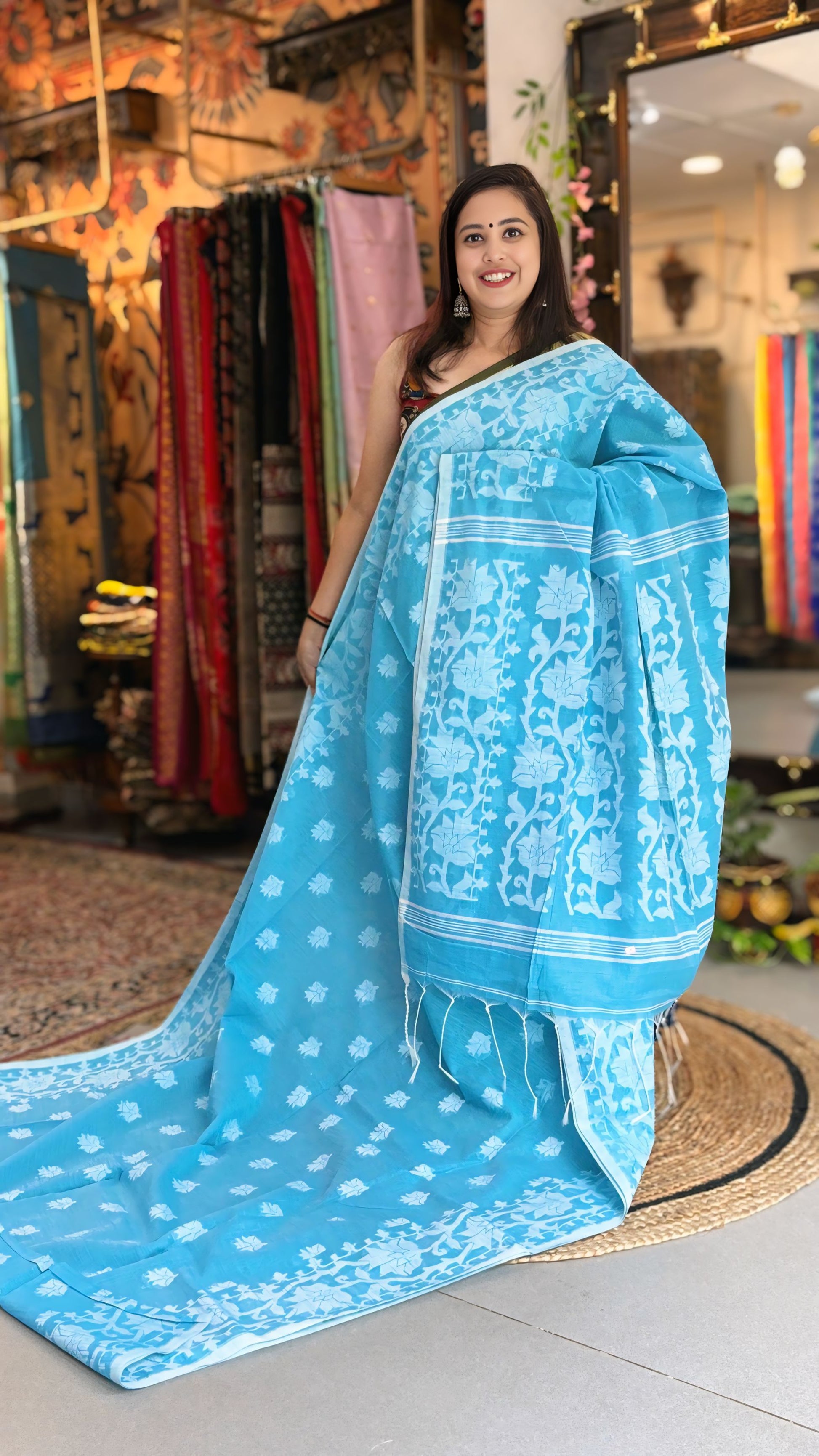 Neerja
 - Khadi Cotton Saree