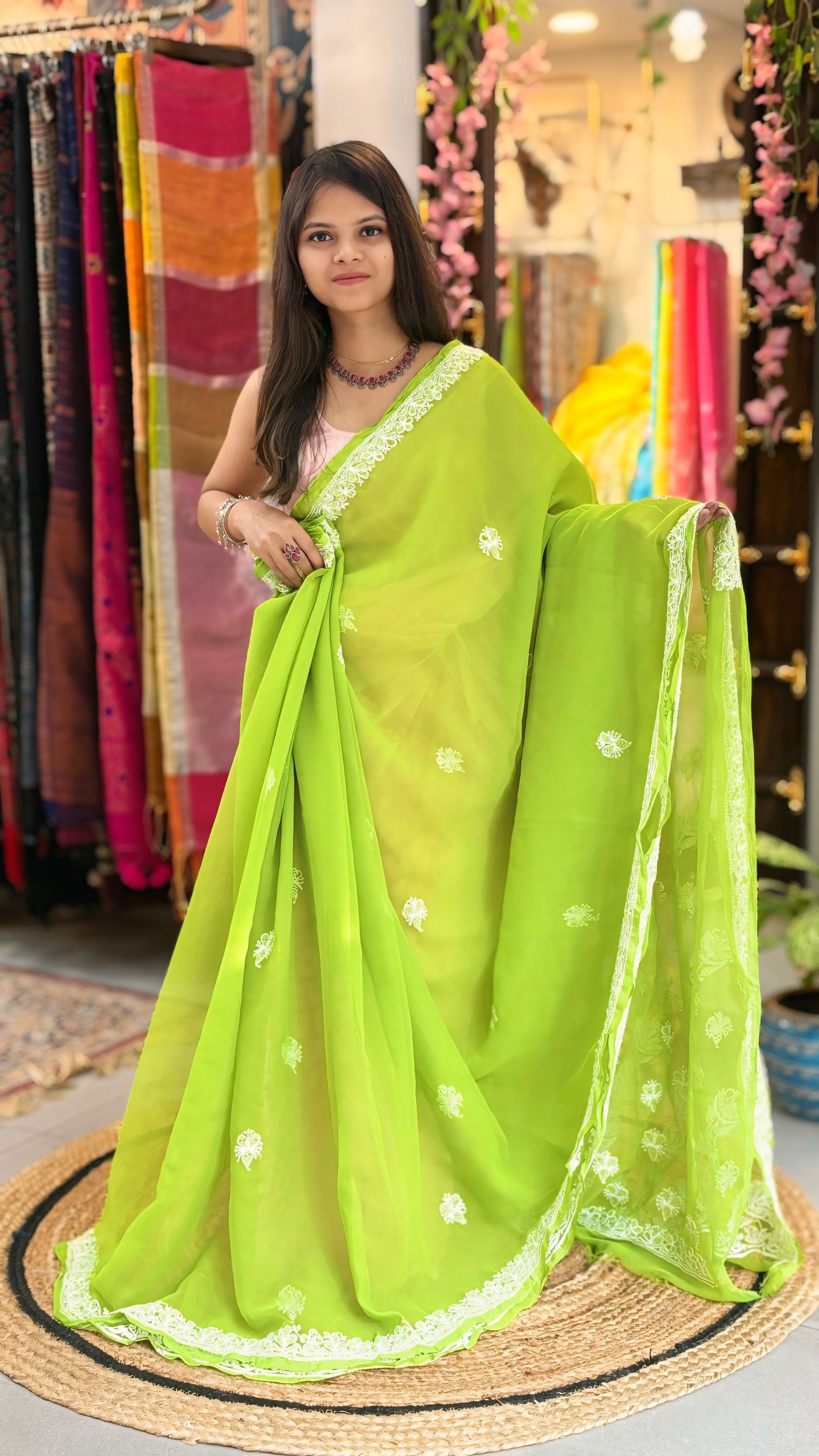 Aafreen - Chikankari Saree