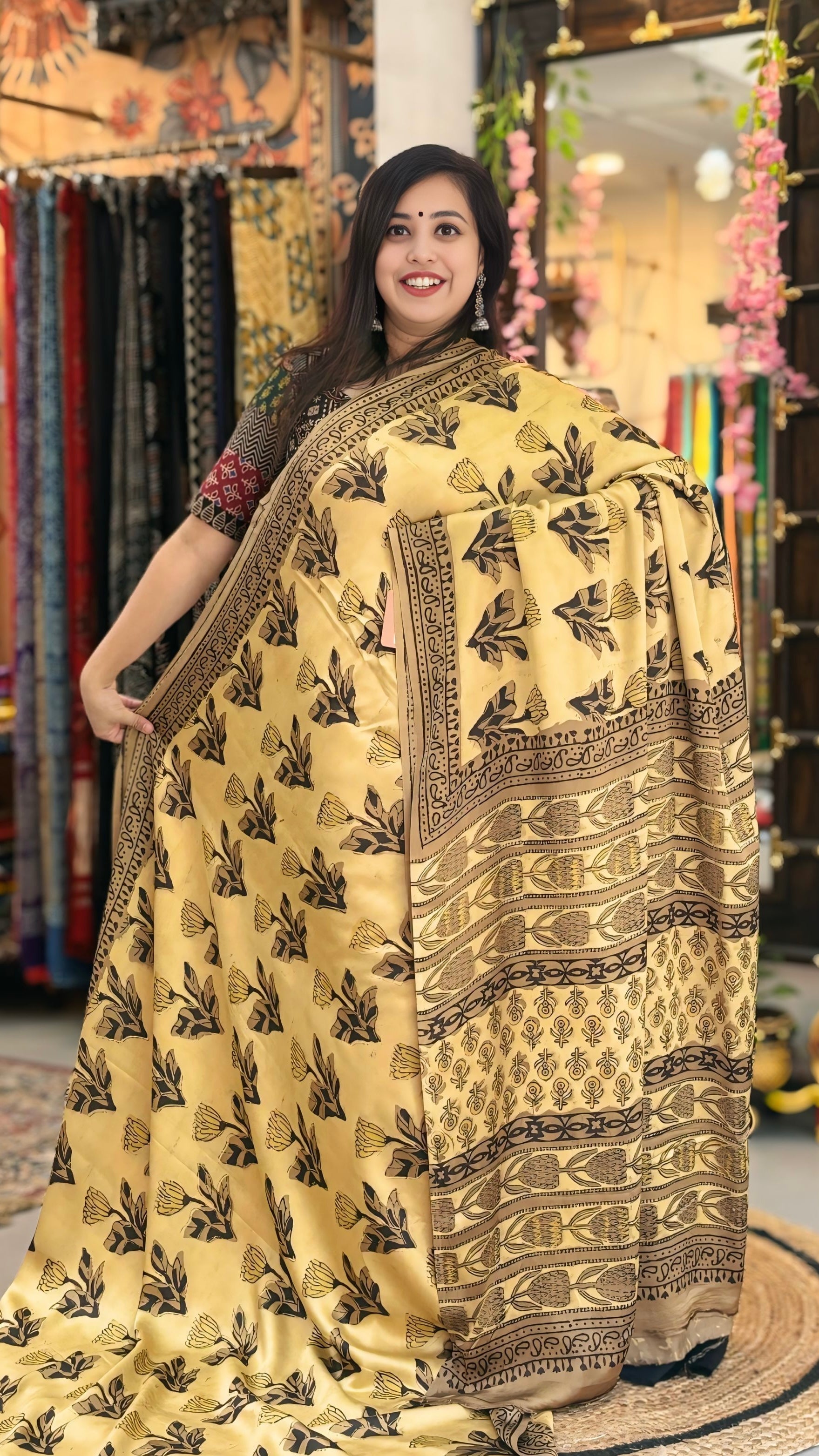 Anvitha - Pure Ajrak Modal Silk