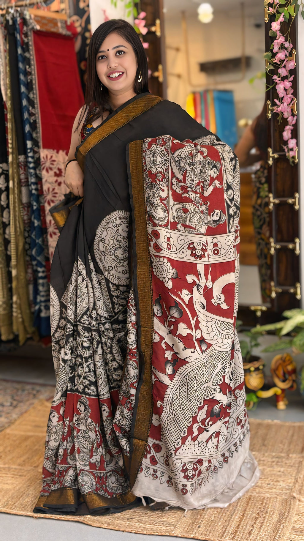 Shloka - Kalamkari Nizam Border