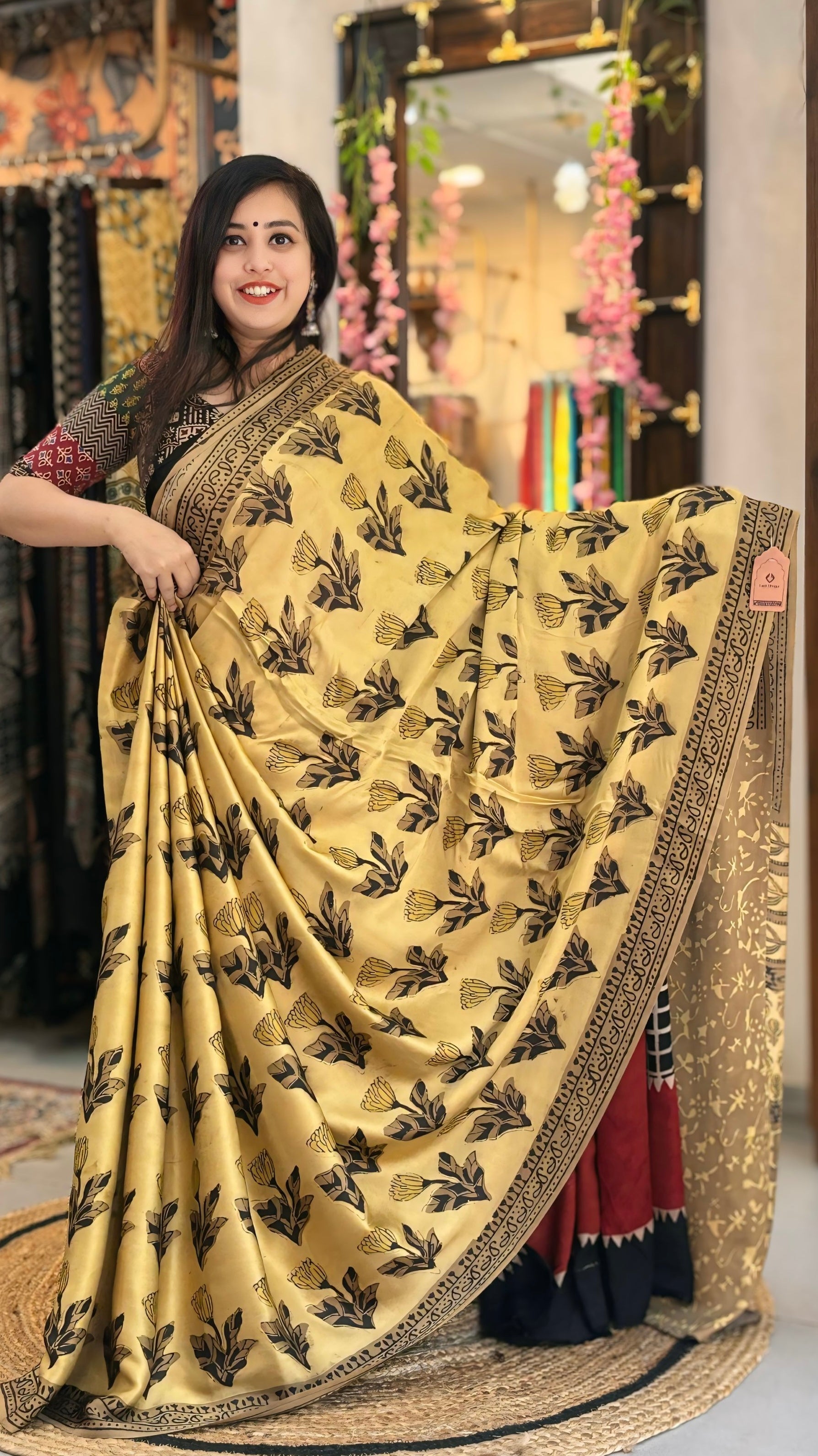 Anvitha - Pure Ajrak Modal Silk