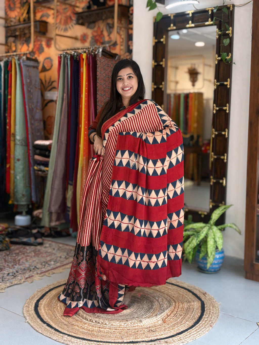 Mridula - Ajrakh Modal without Lakripatta
