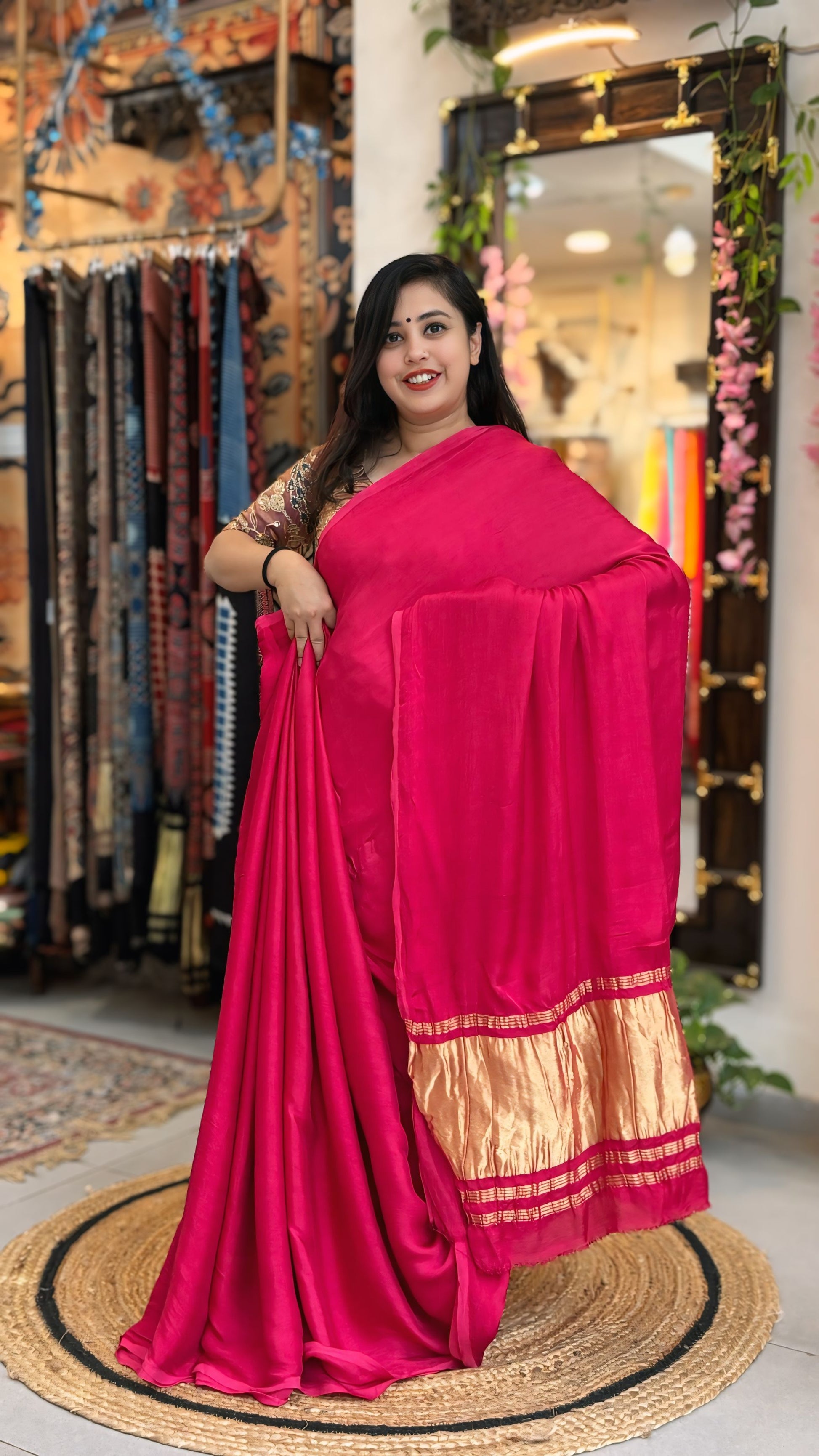 Ira - Pure Ajrak Modal Silk