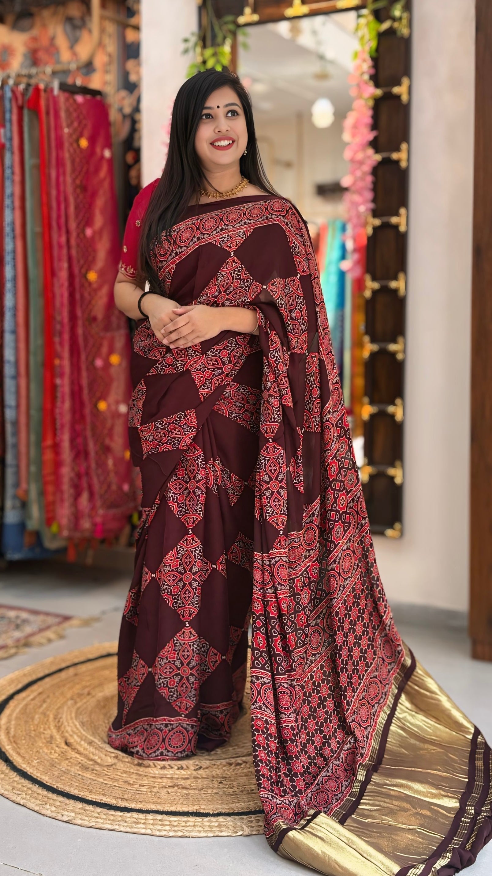 Charulata
 – Ajrakh Saree