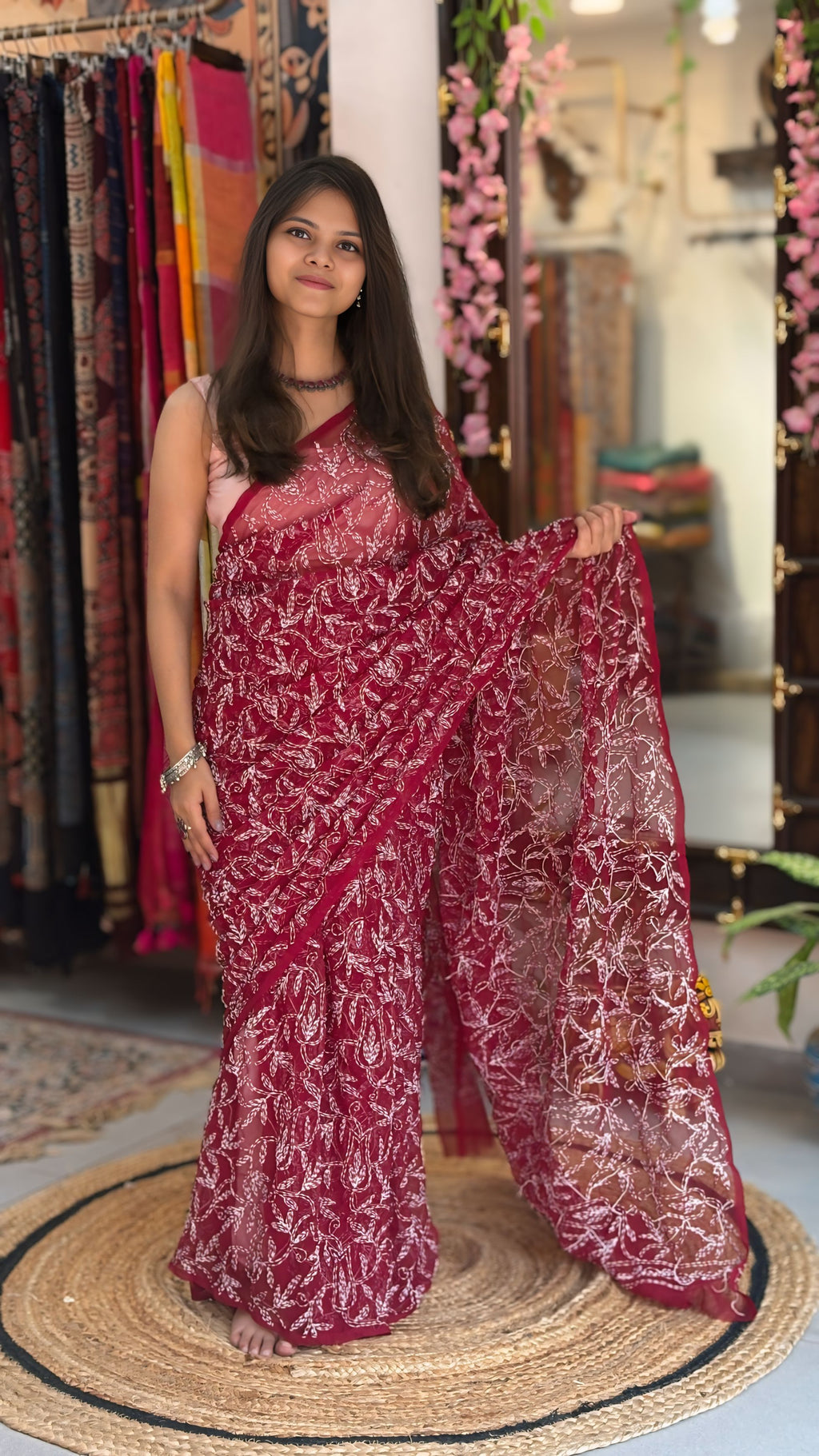 Sitara - Chikankari Saree