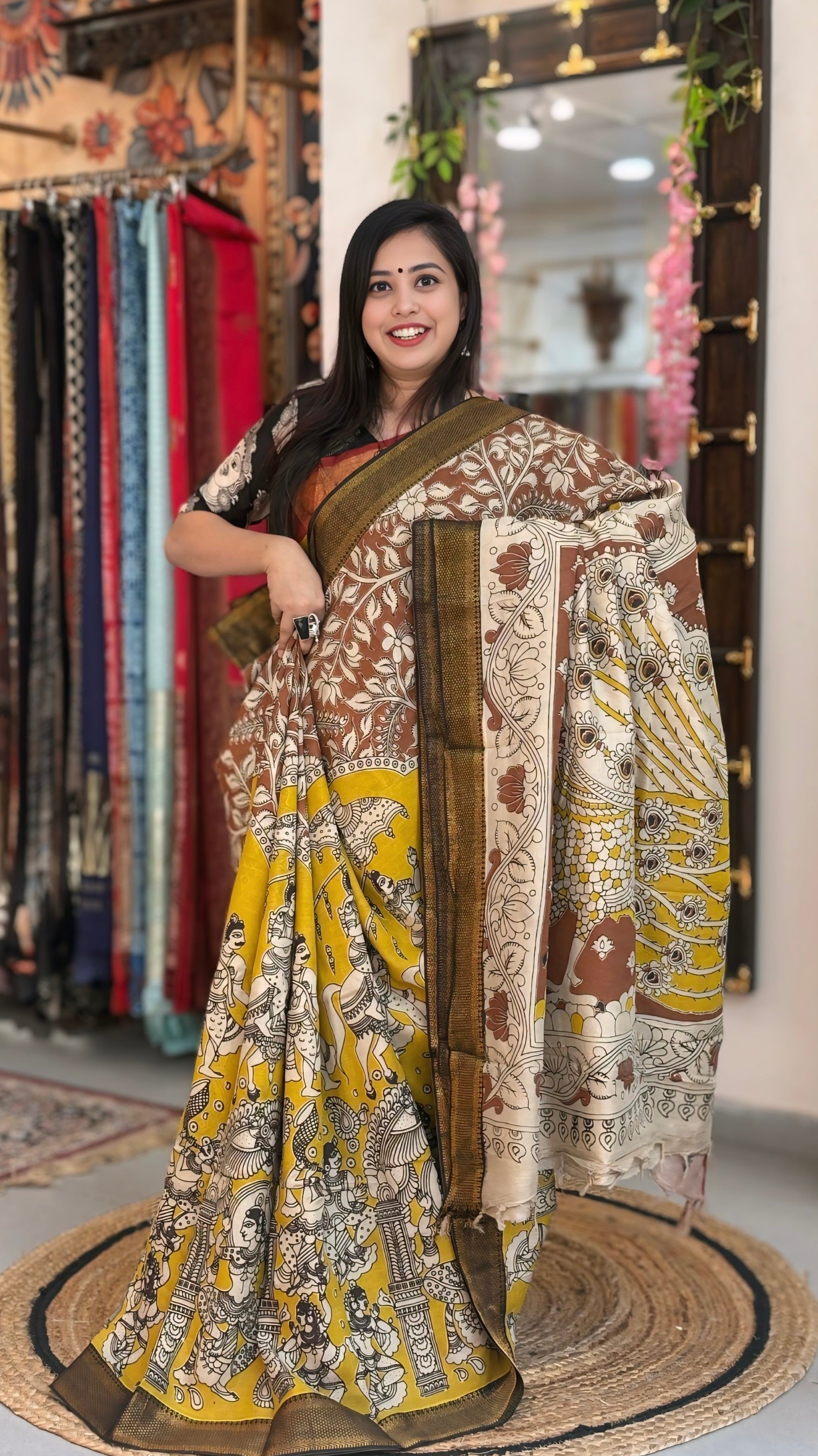 Kanika
- Kalamkari Nizam Border