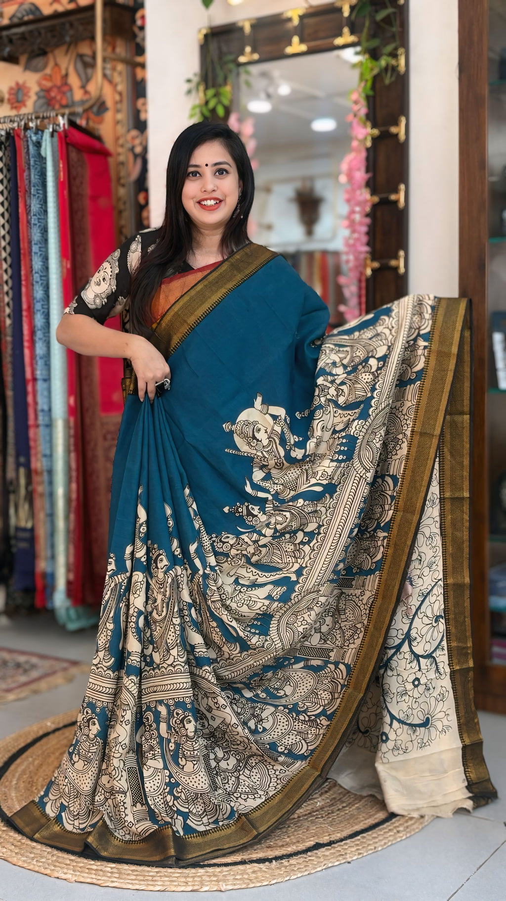 Srujana
- Kalamkari Nizam Border