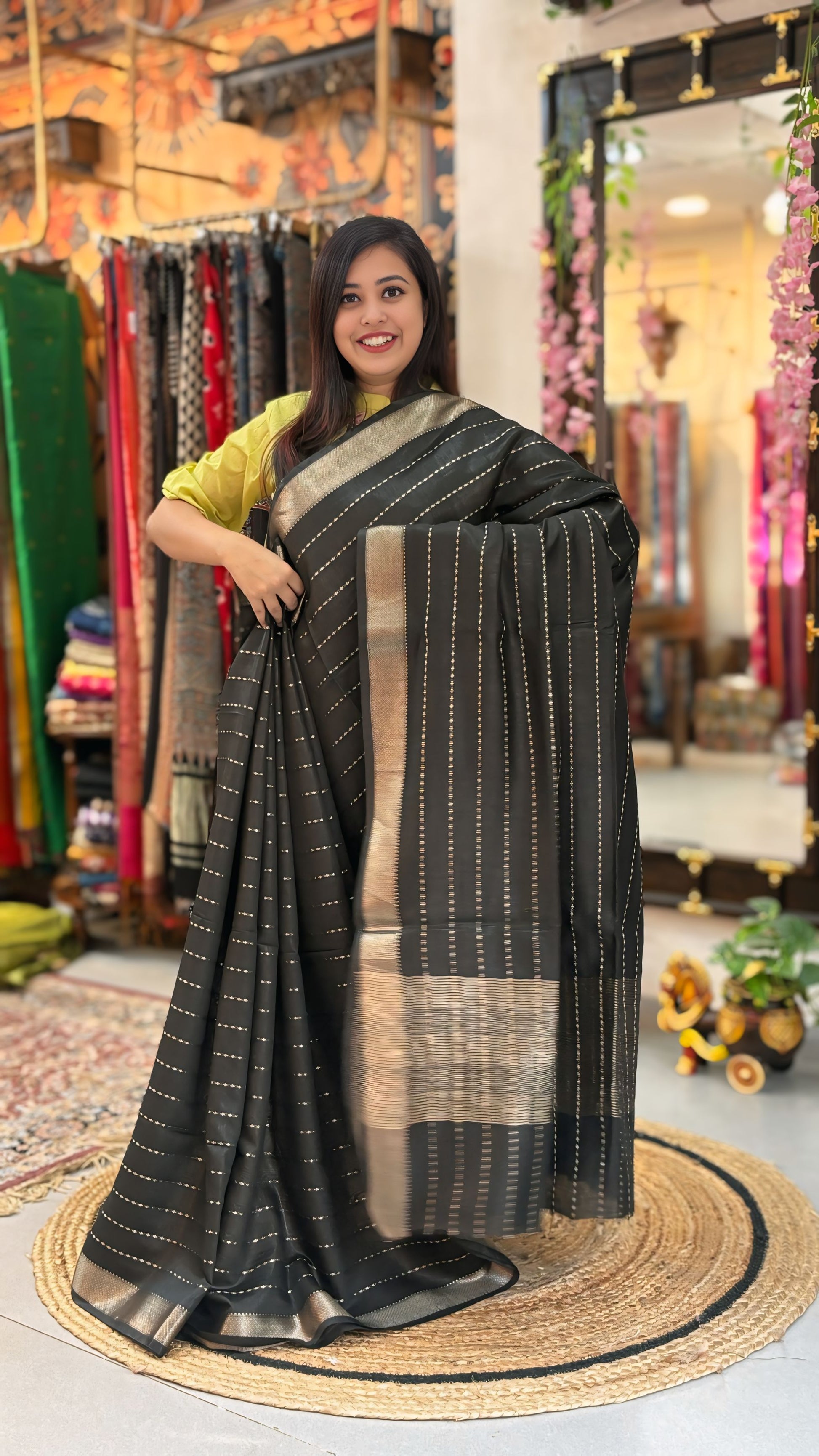 Vamika - Maheshwari Banarasi Saree