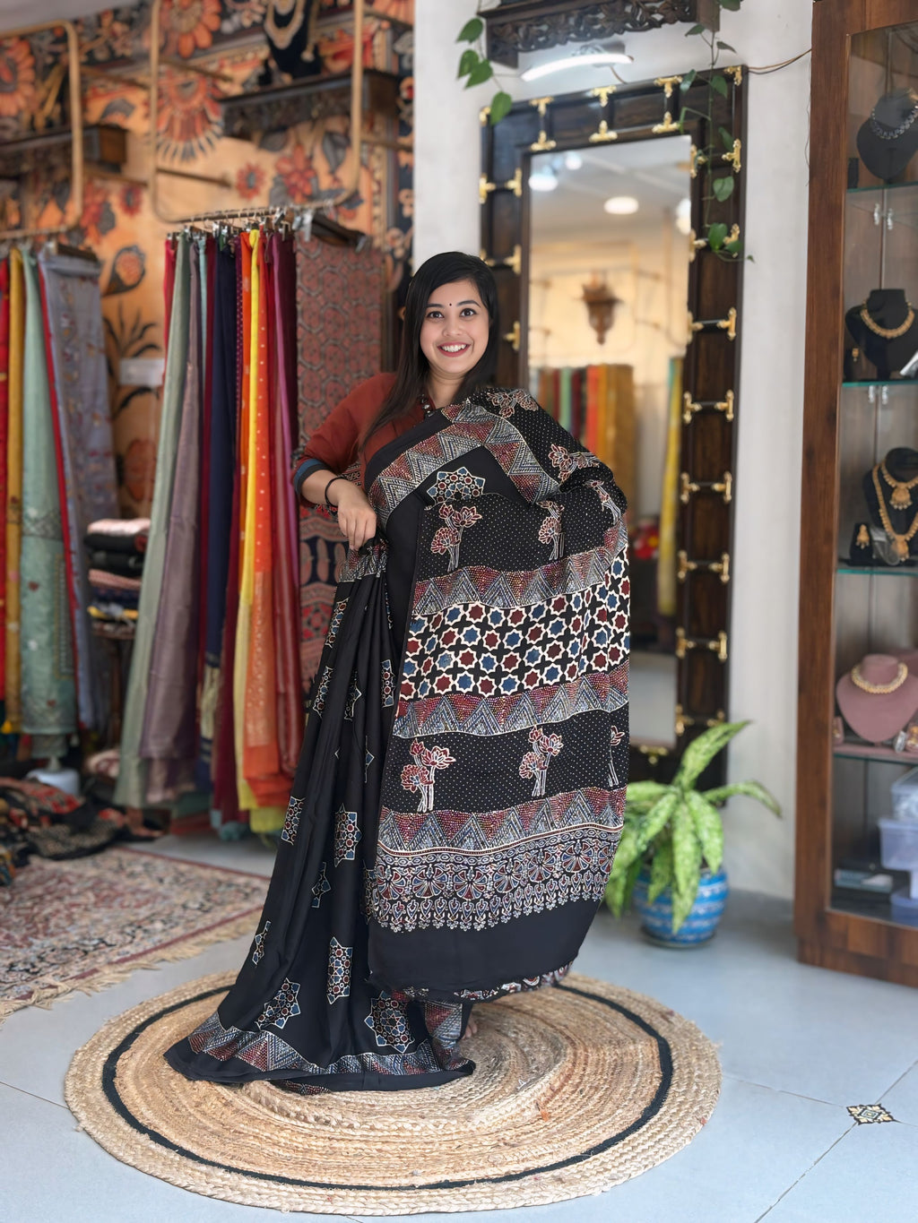 Kala - Ajrakh Modal without Lakripatta
