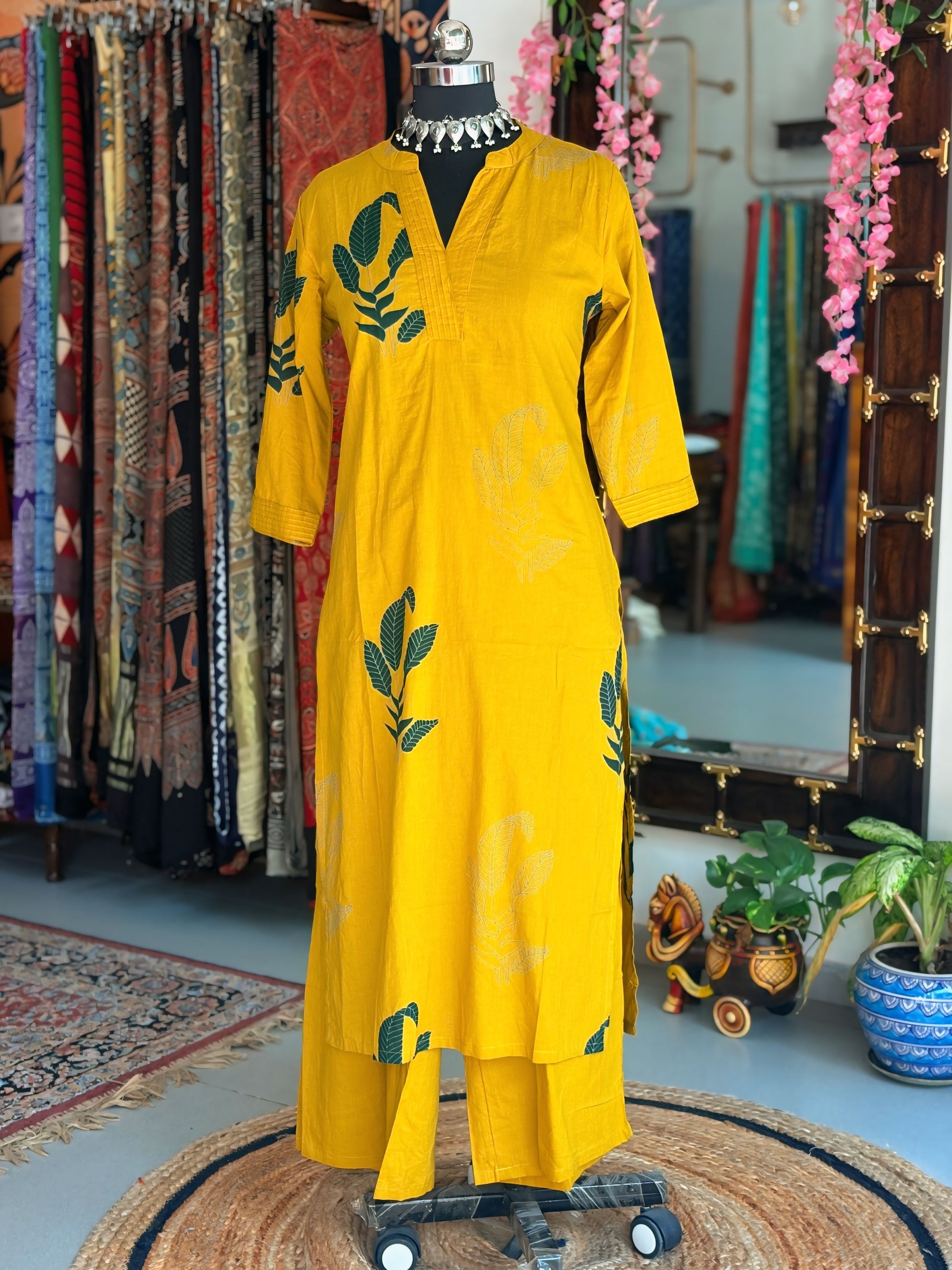 Mustard Breeze Kurti