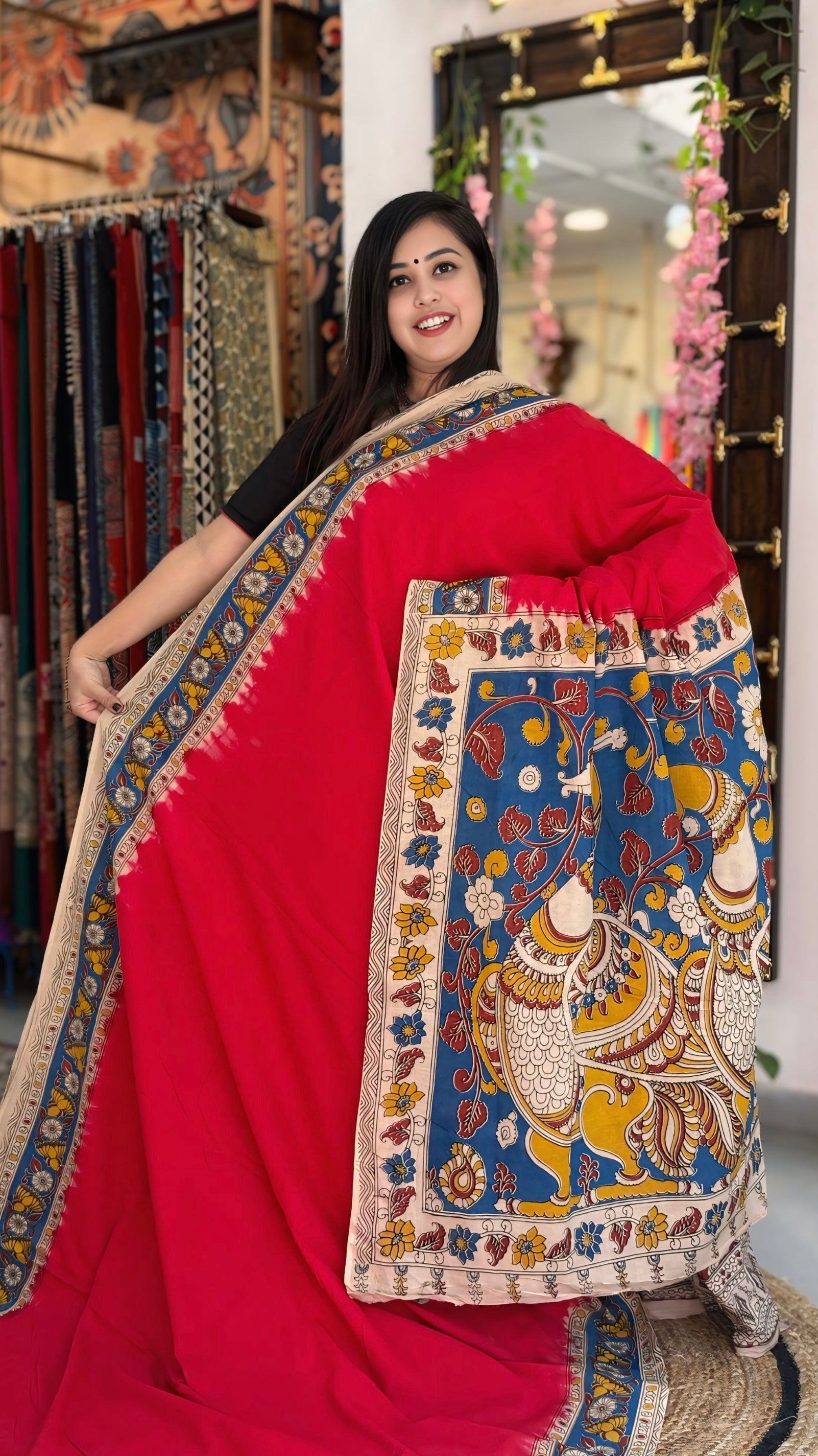 Ishita - Cotton Kalamkari