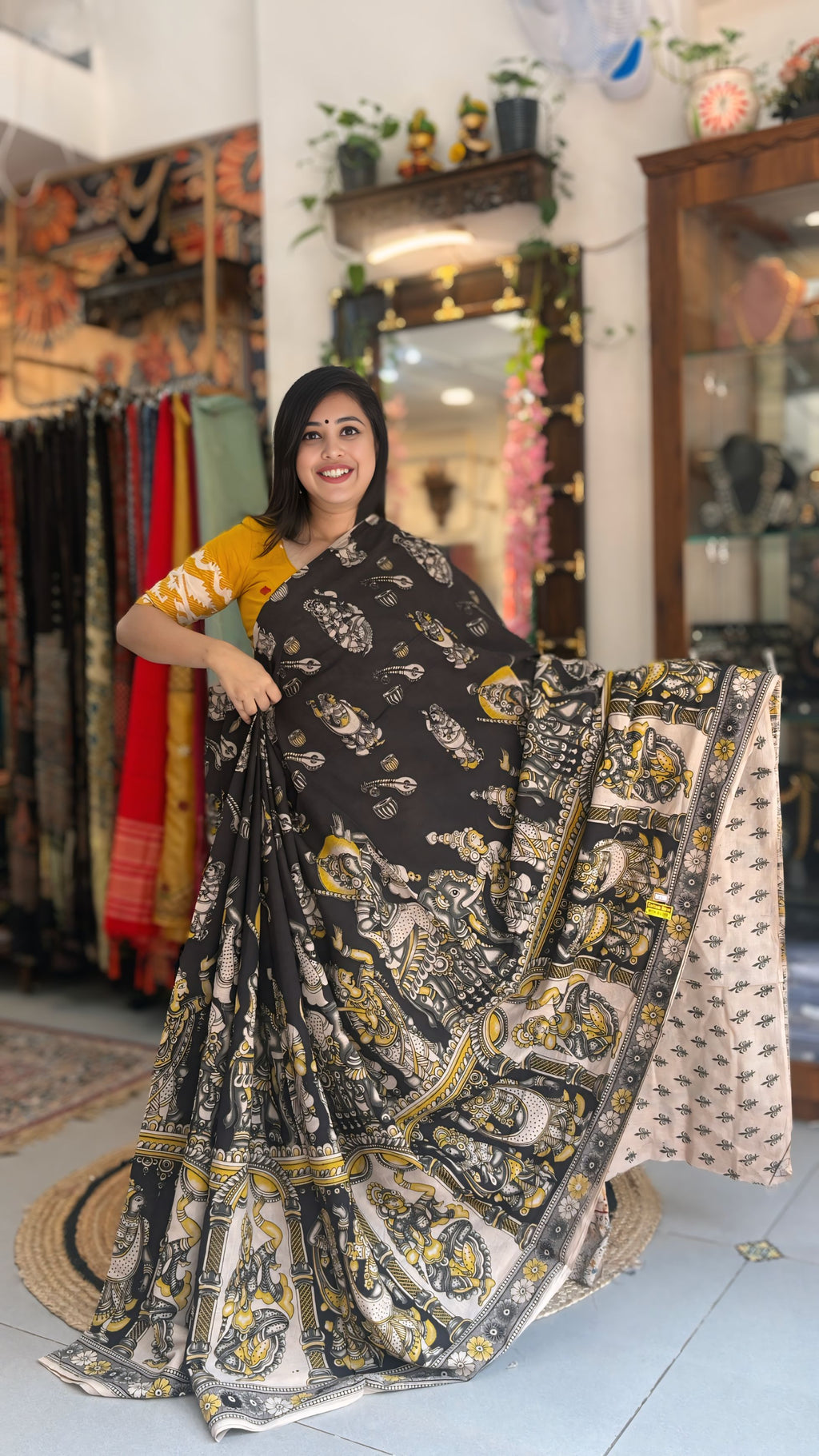 Mayura - Cotton Kalamkari