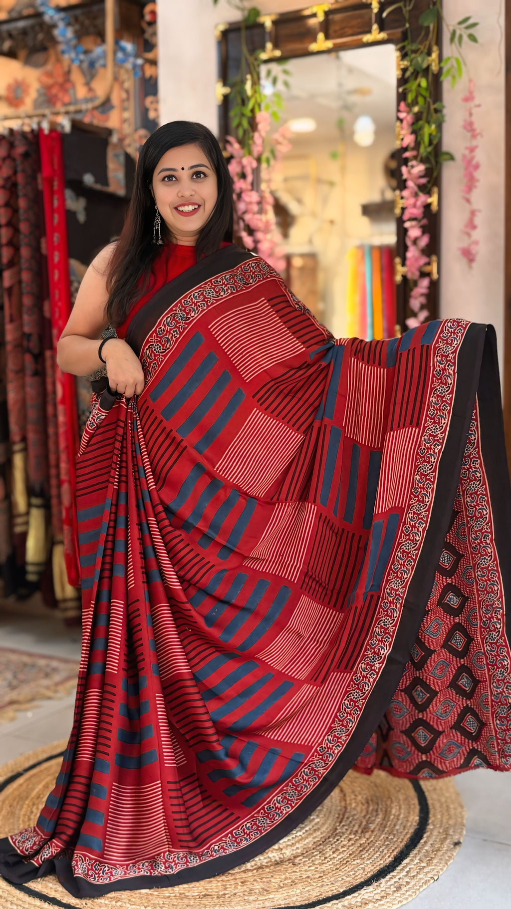 Zariya - Pure Ajrak Modal Silk