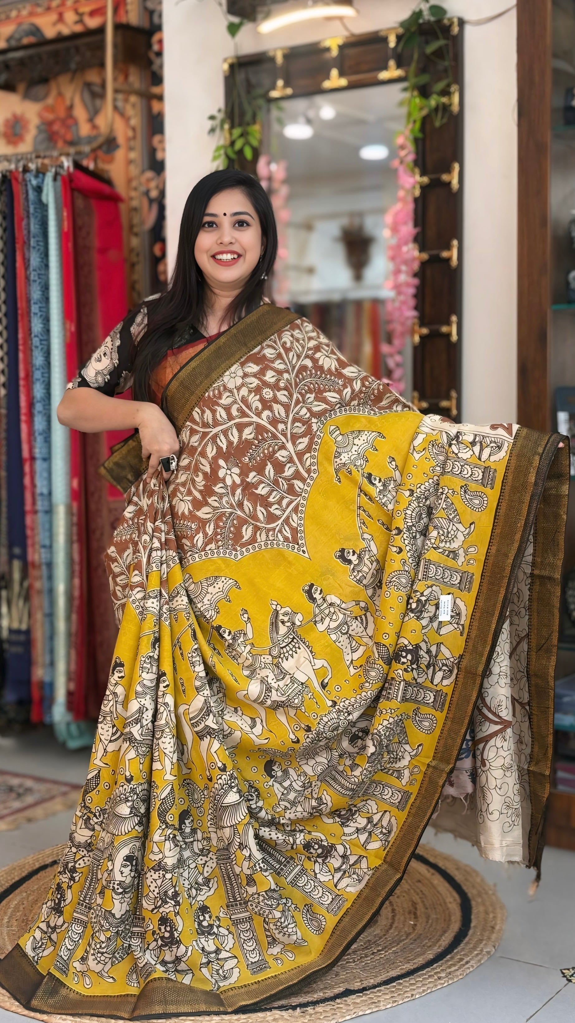 Kanika
- Kalamkari Nizam Border