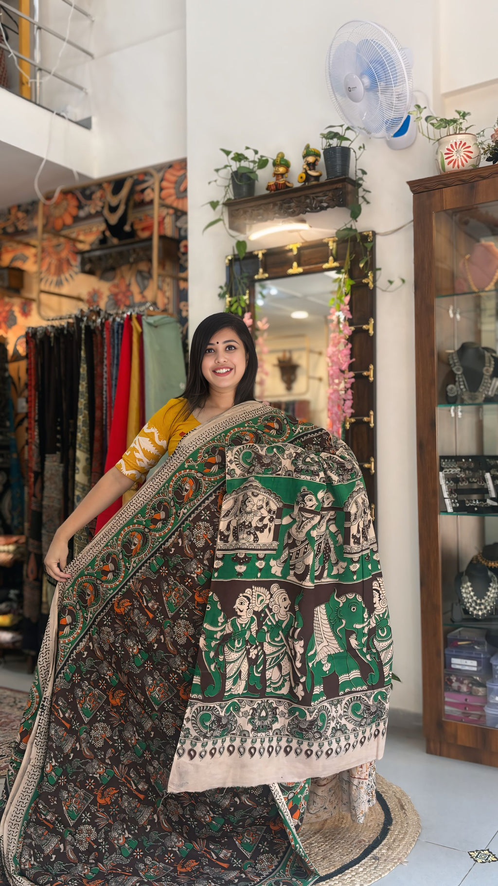 Annapurna - Cotton Kalamkari