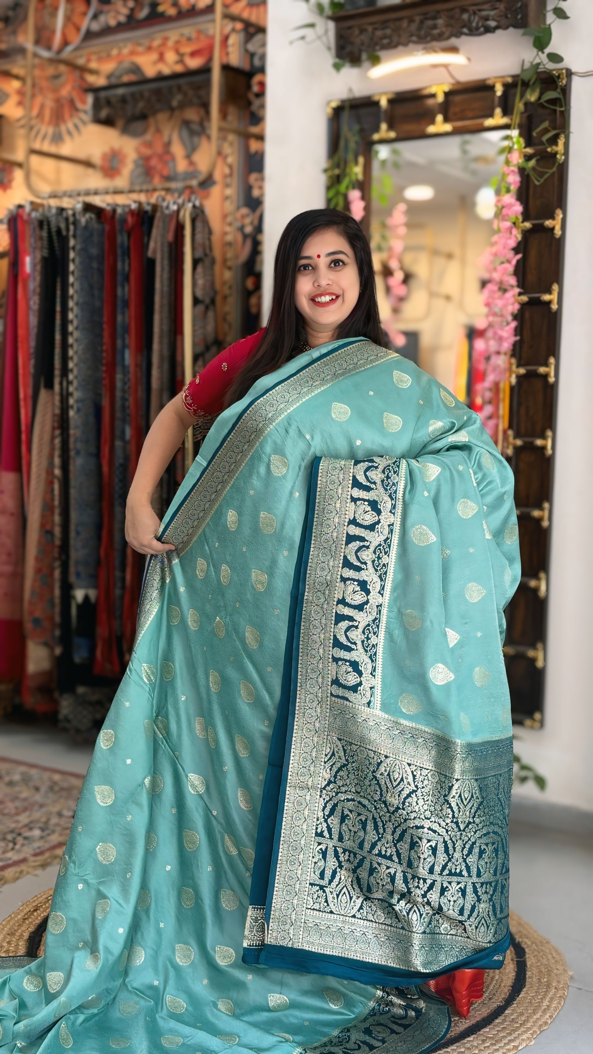 Mayuri - Mashru Banarasi