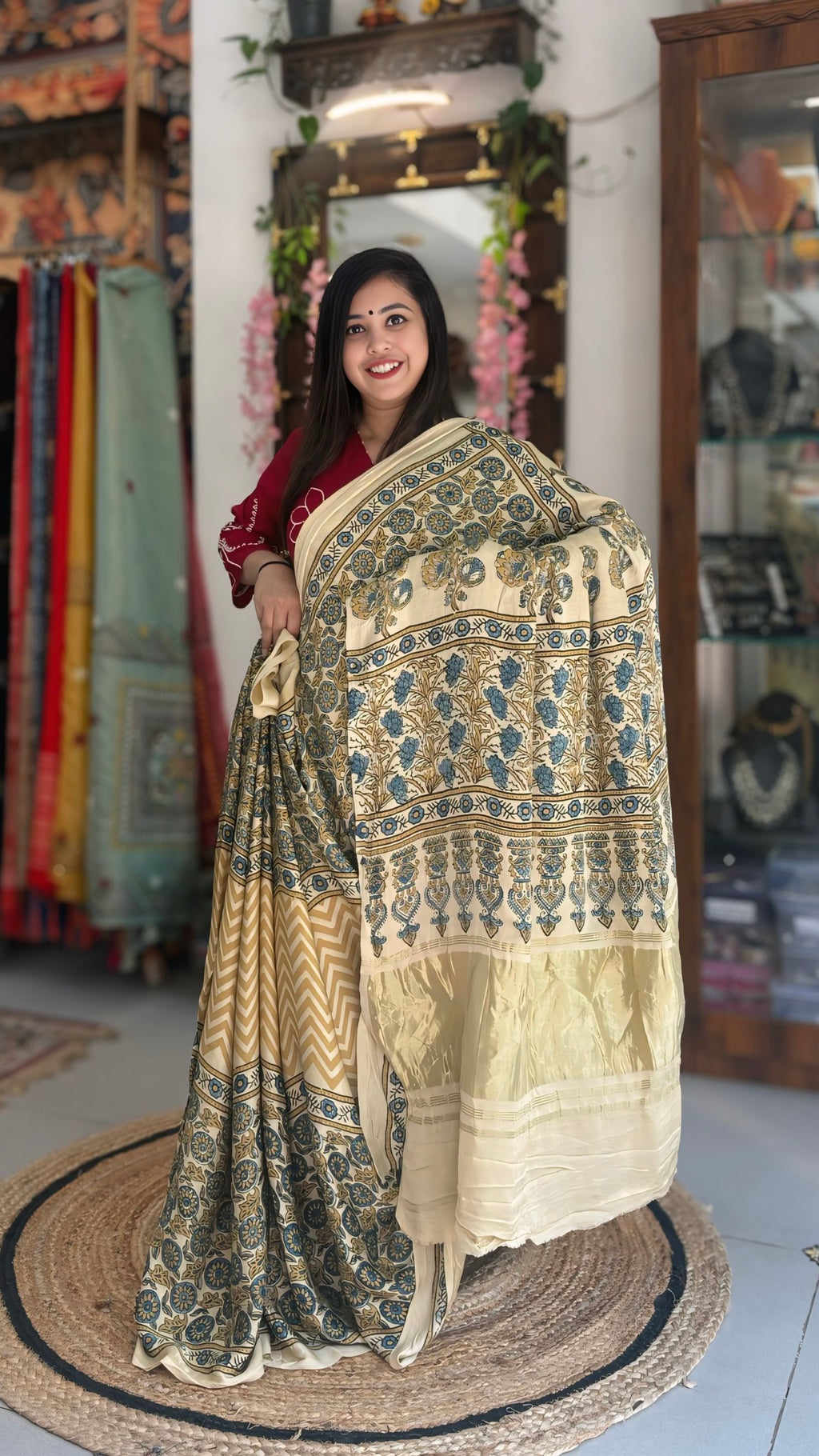 Rivaayat - Pure Ajrak Modal Silk