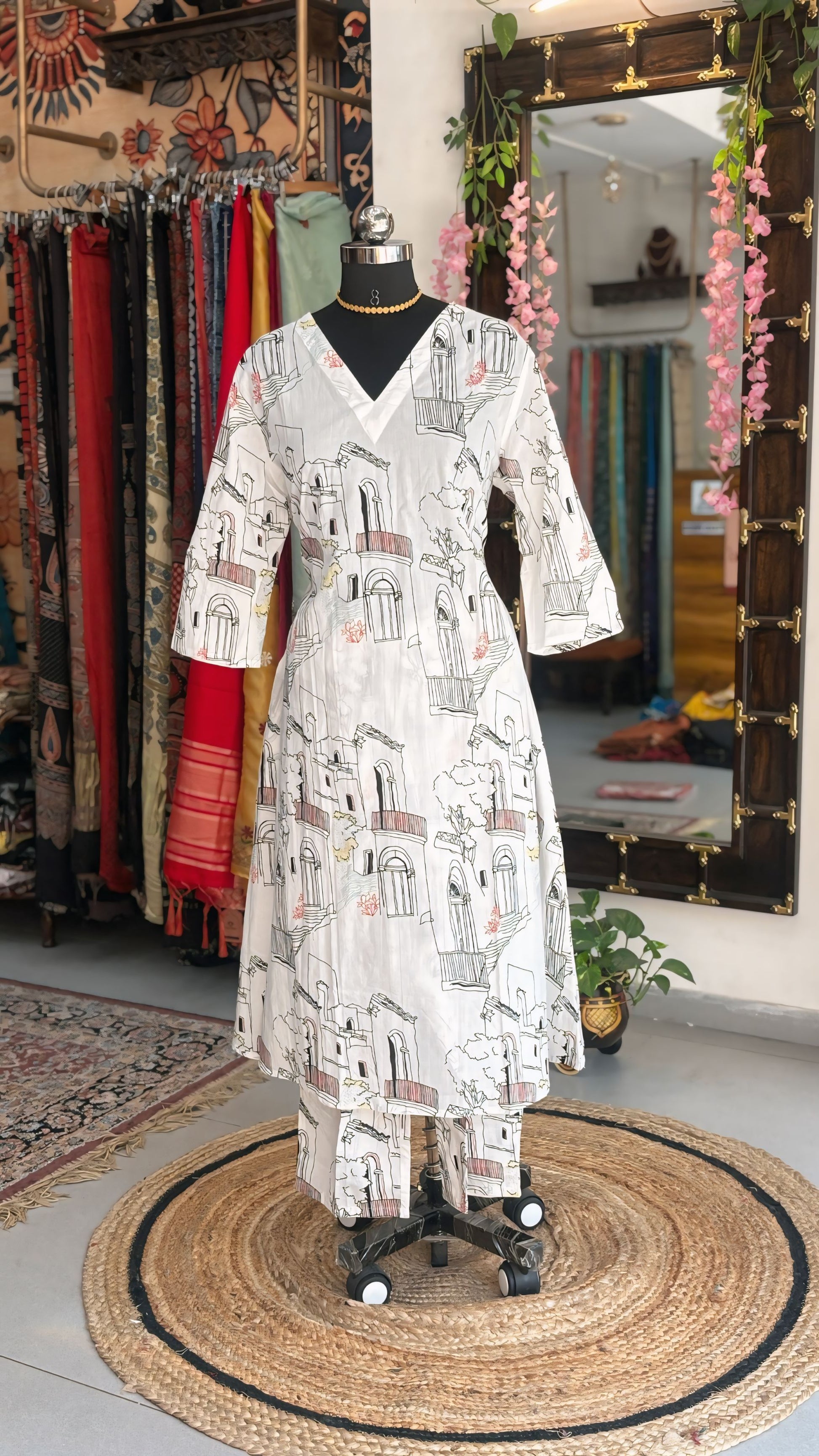 Vintage Window Kurti
