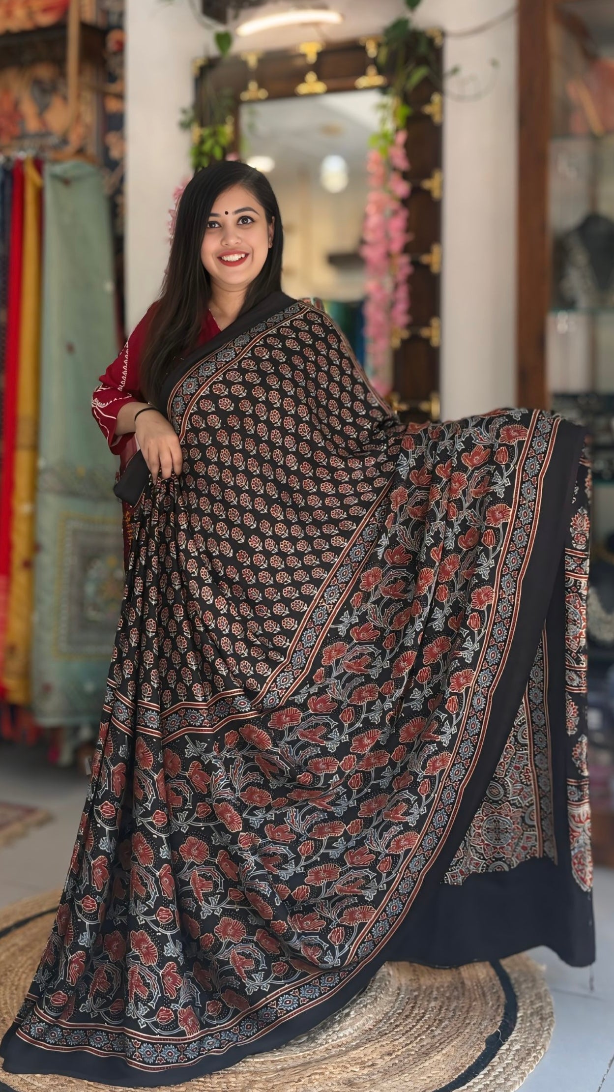 Shobha - Pure Ajrak Modal Silk