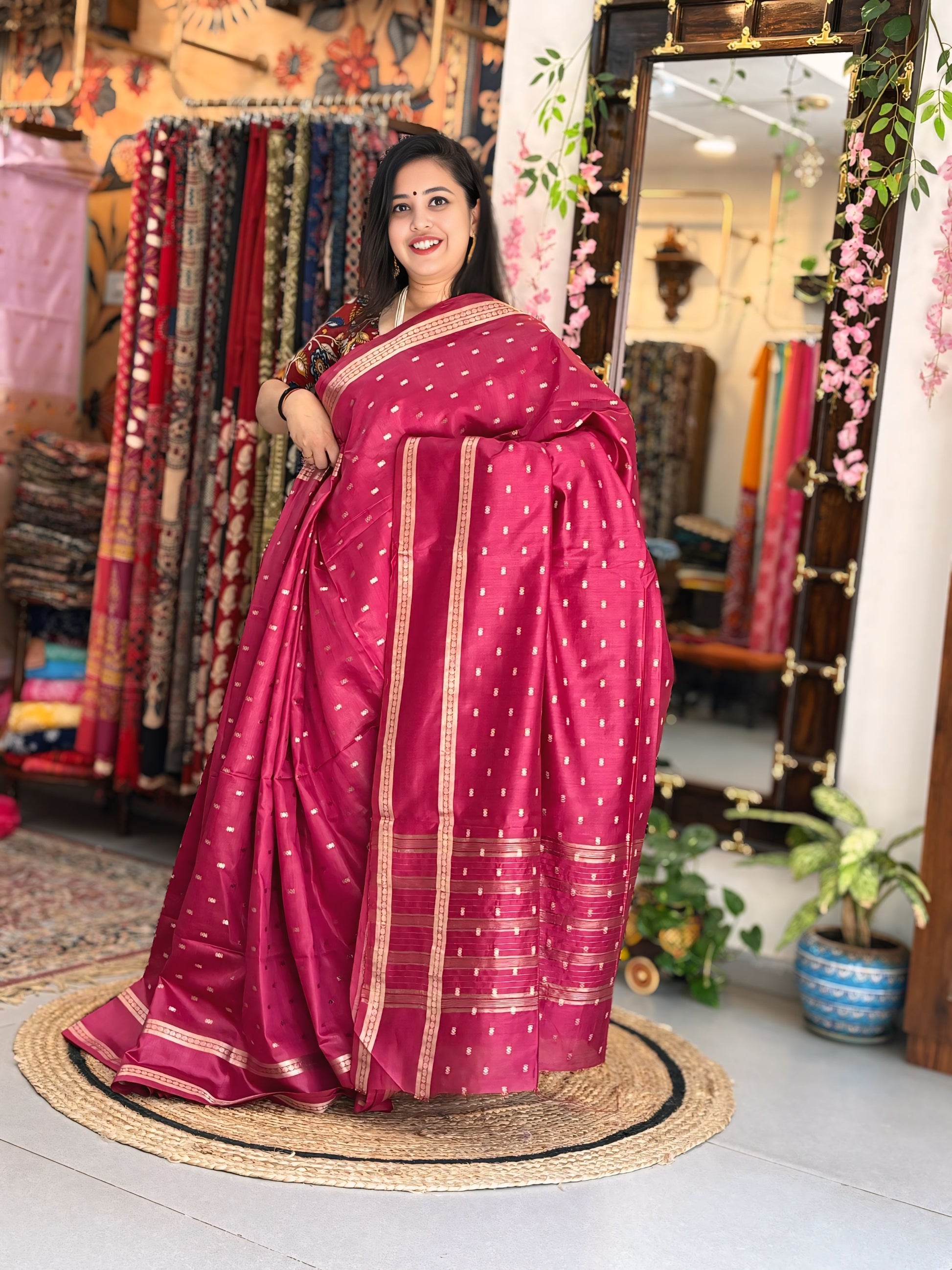 Charulata - Maheshwari Banarasi Saree