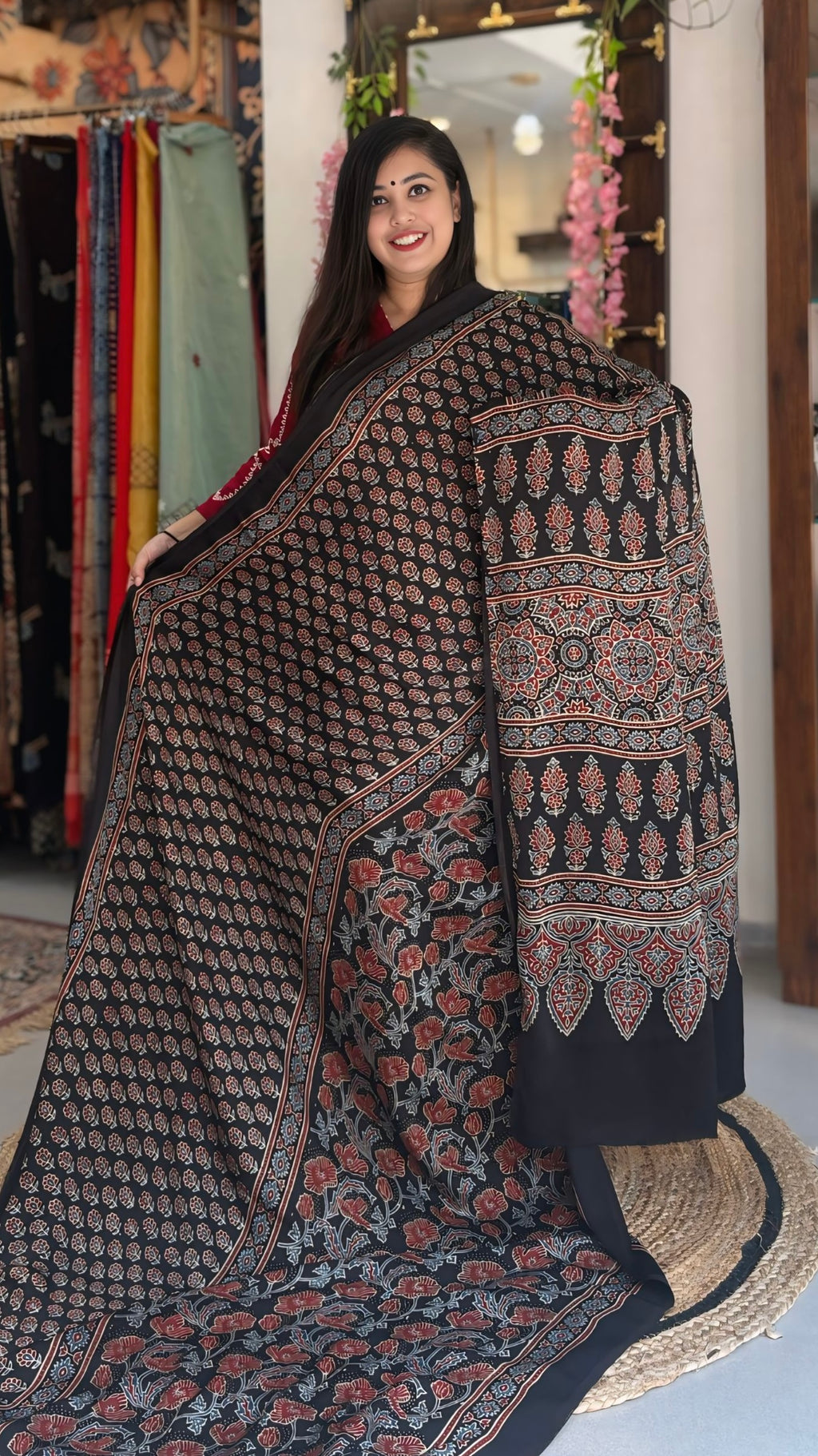 Shobha - Pure Ajrak Modal Silk