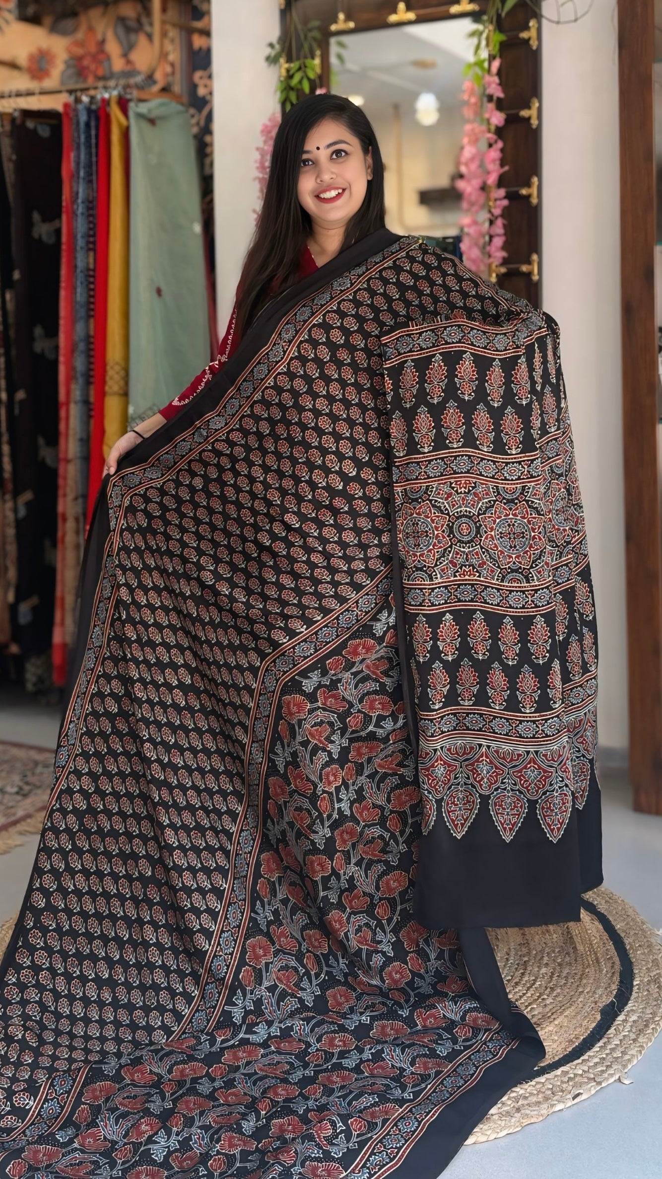 Shobha - Pure Ajrak Modal Silk