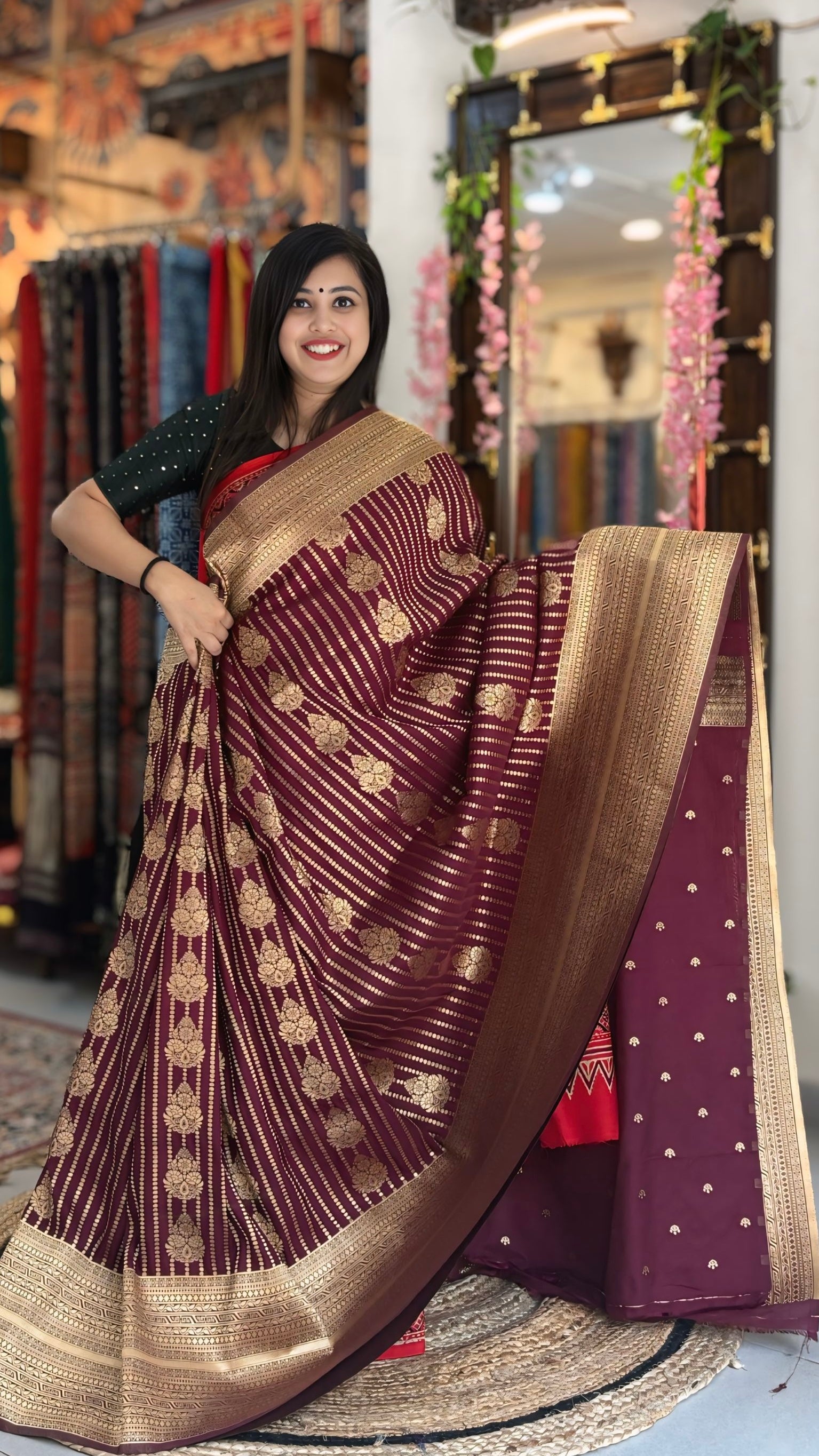 Pachrangi
- Georgette Banarasi