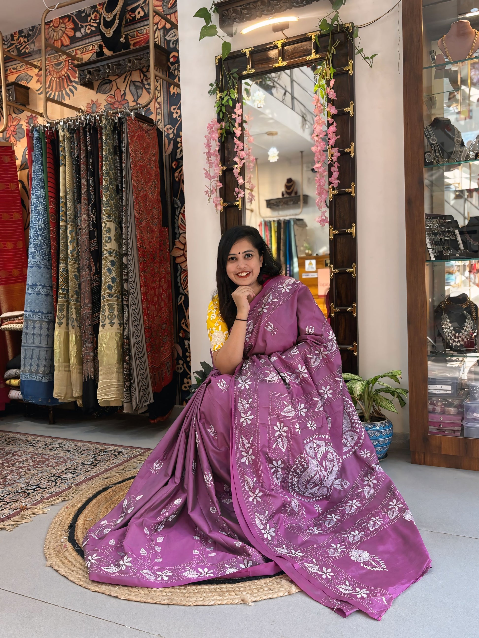 Sanskaar - Katha Dupian Silk Saree