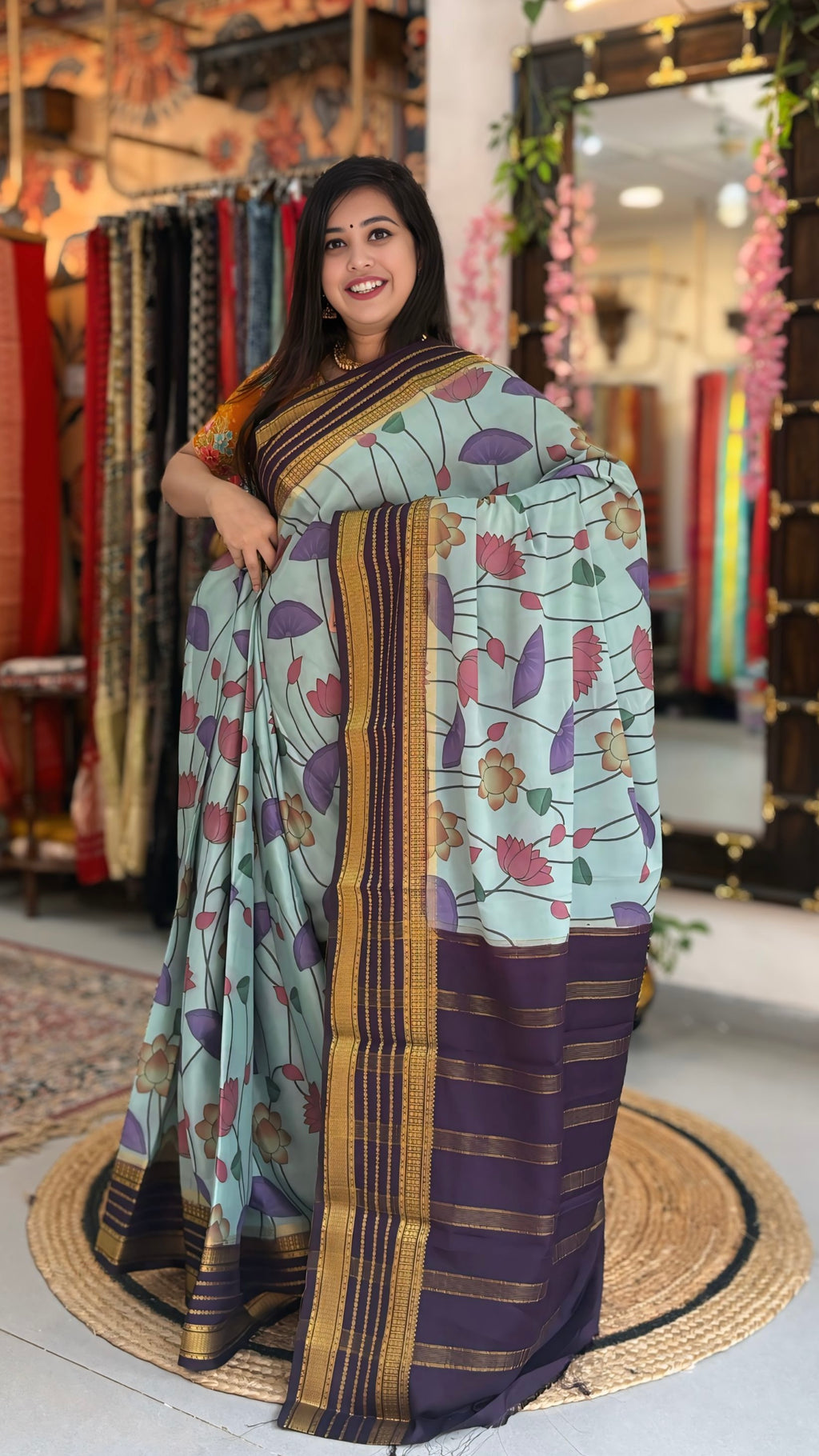 Saanvi
 – Crepe Silk Saree