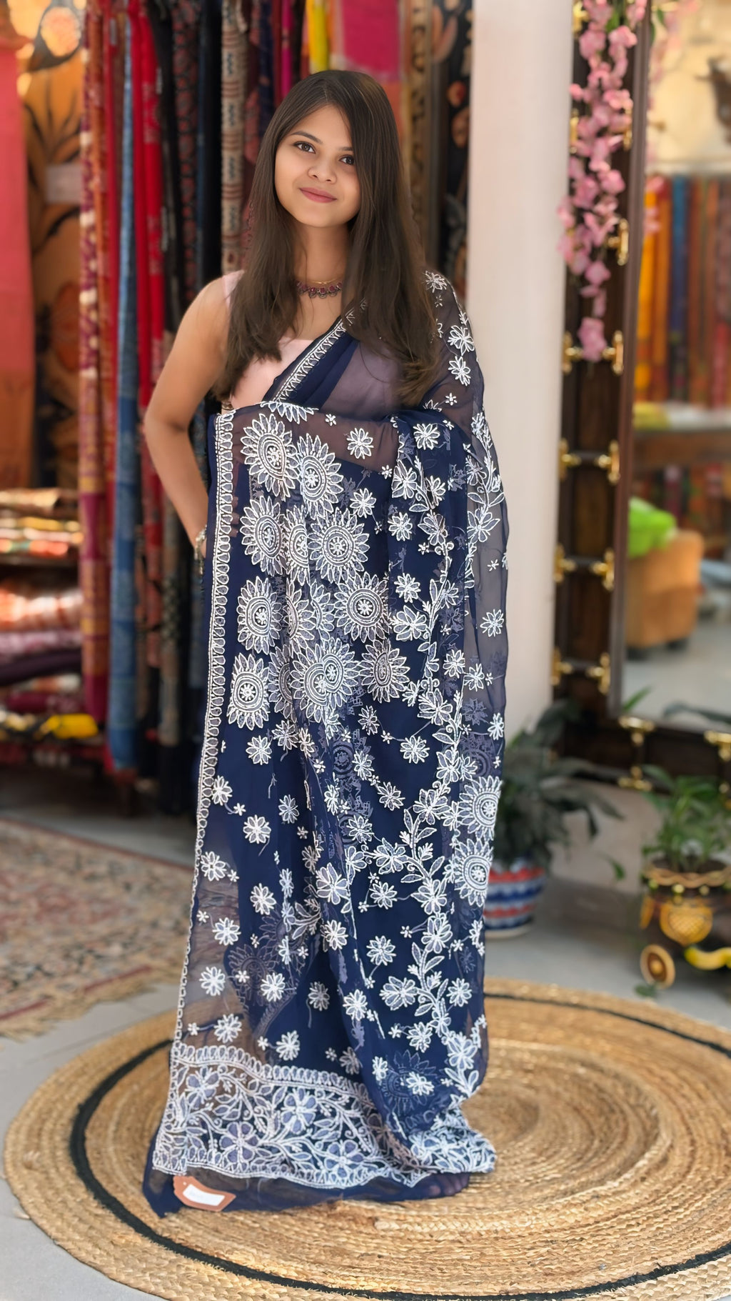 Elina - Chikankari Saree