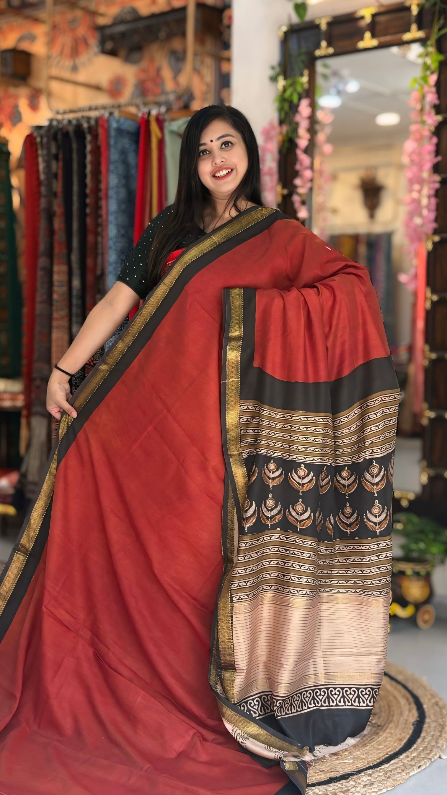 Crimson Regal Saree