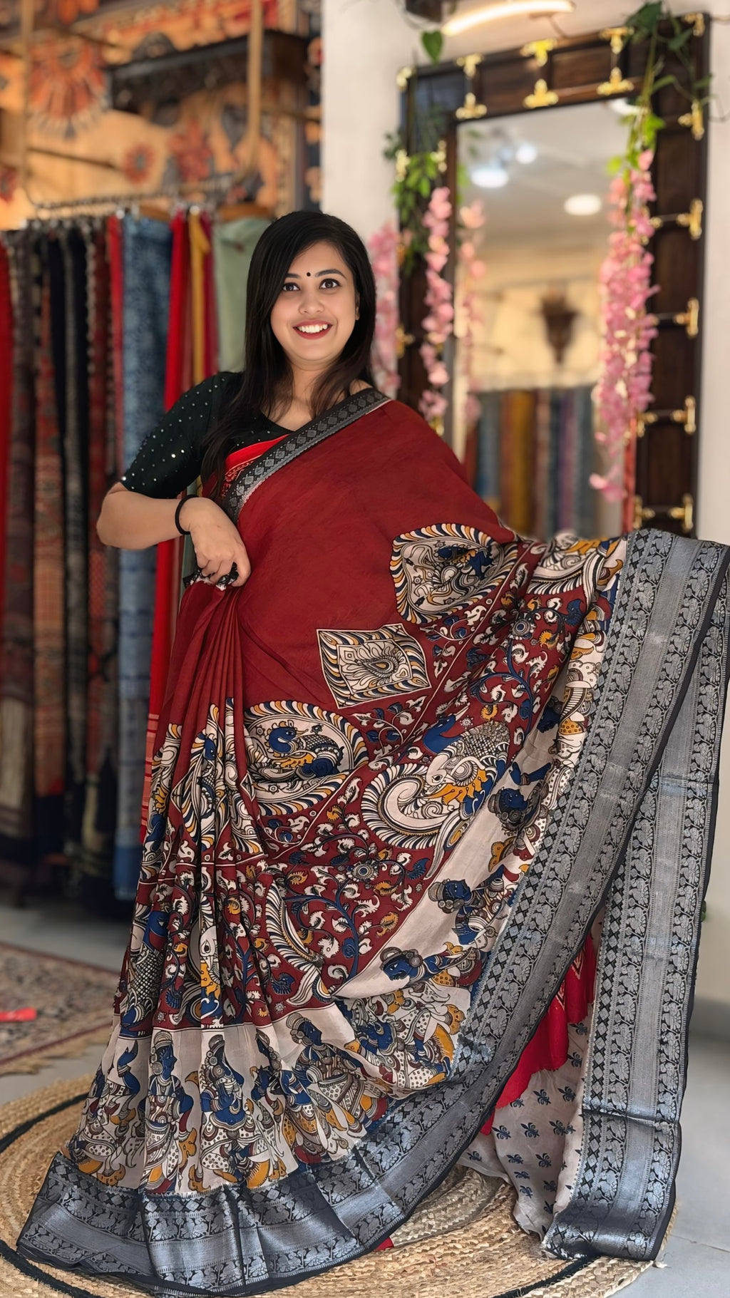 Saras - Nellore Silk heavy Nizam Border
