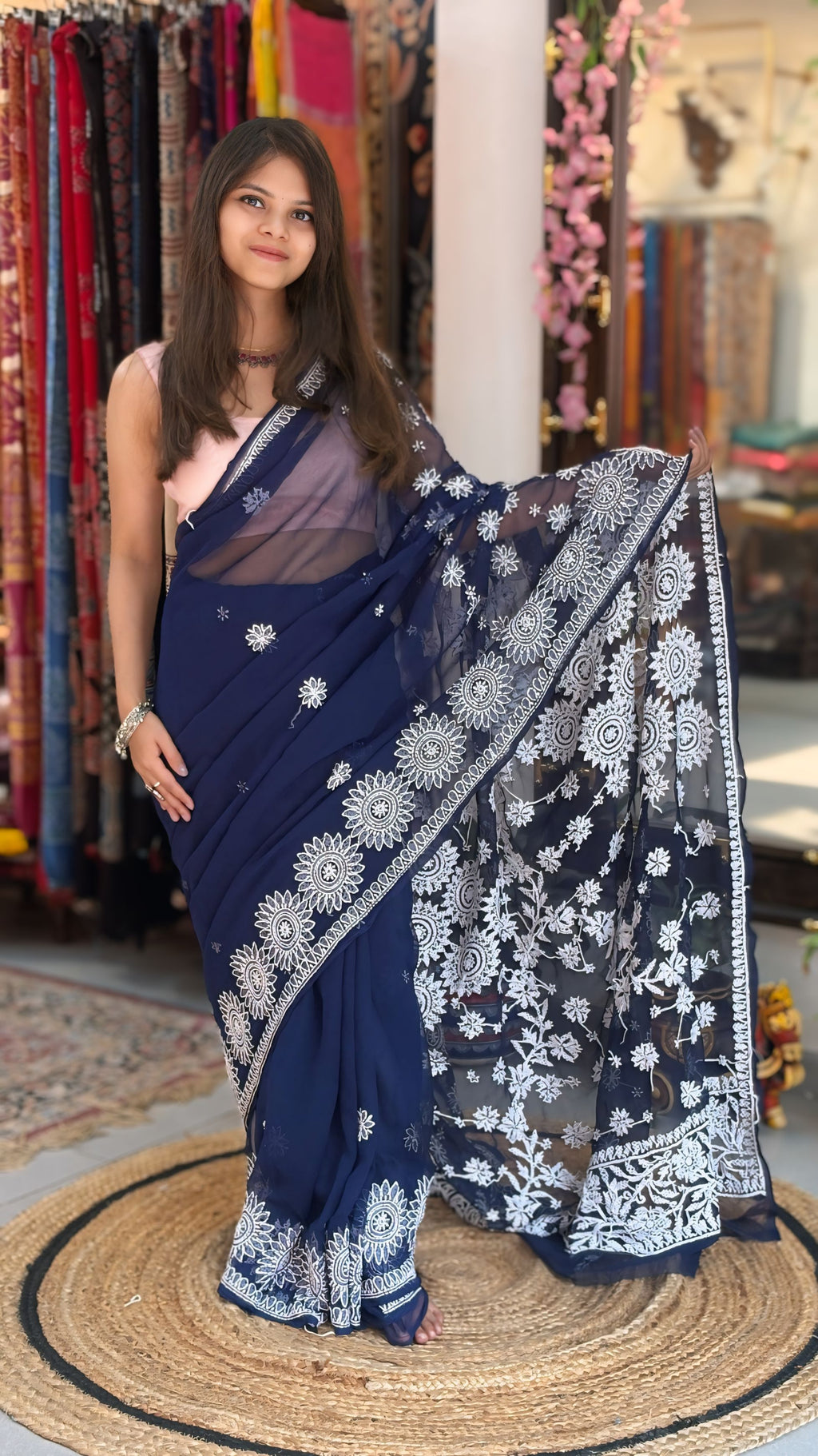 Elina - Chikankari Saree